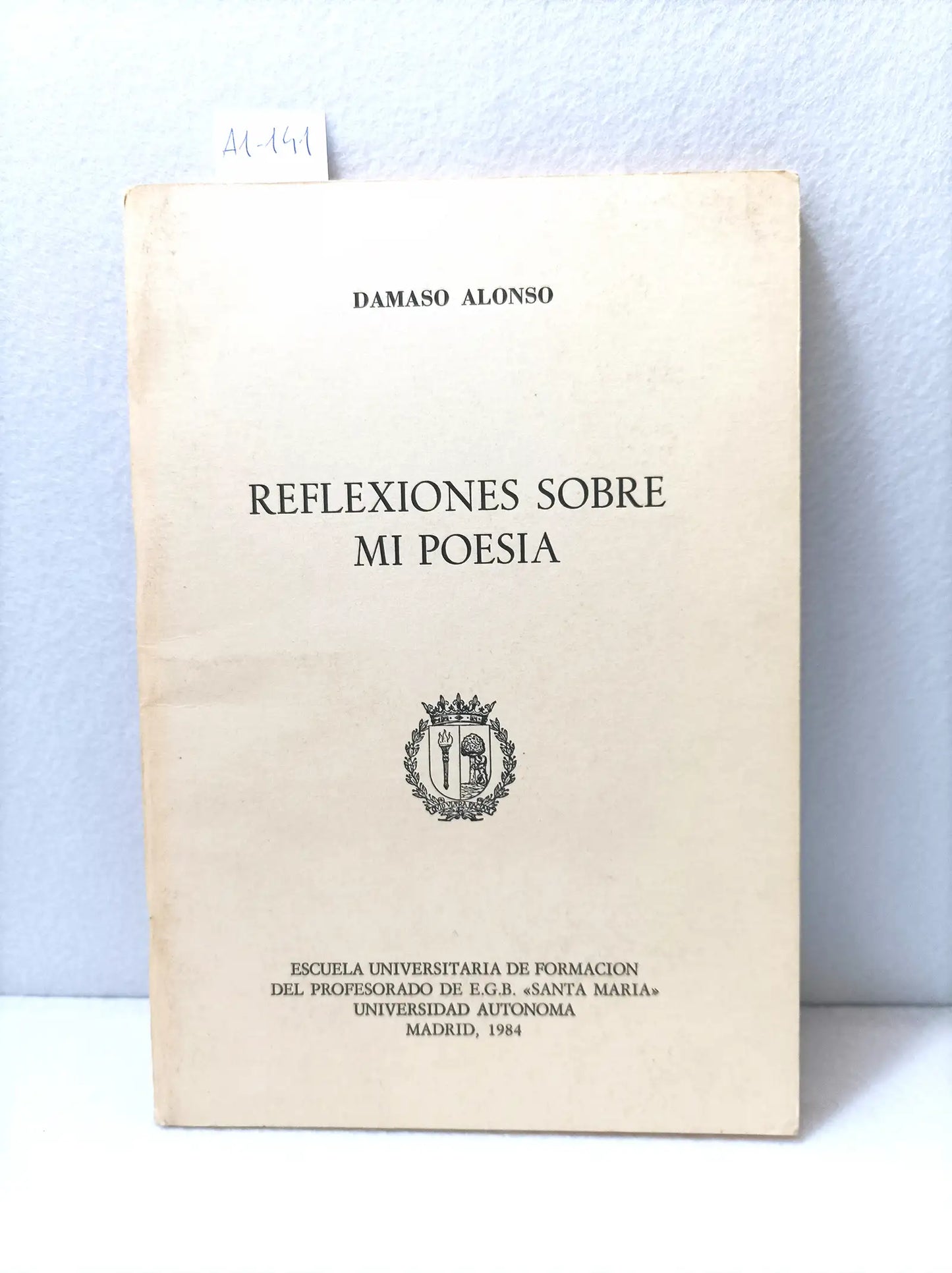 Reflexiones sobre mi poesía.