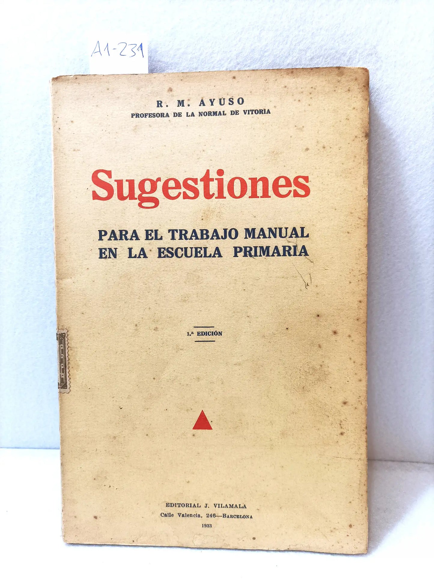 Sugestiones (para el trabajo manual en la escuela primaria).