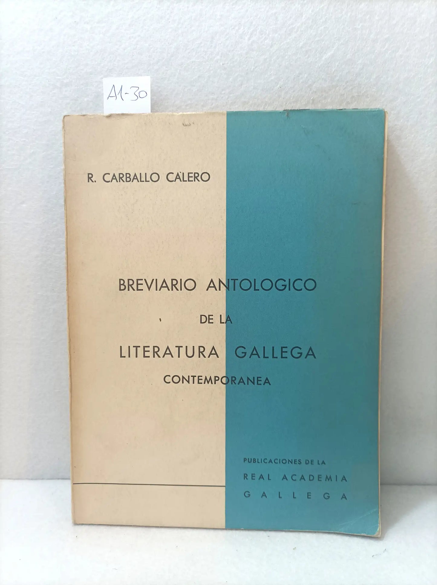 Brevario antológico de la literatura gallega contemporánea.