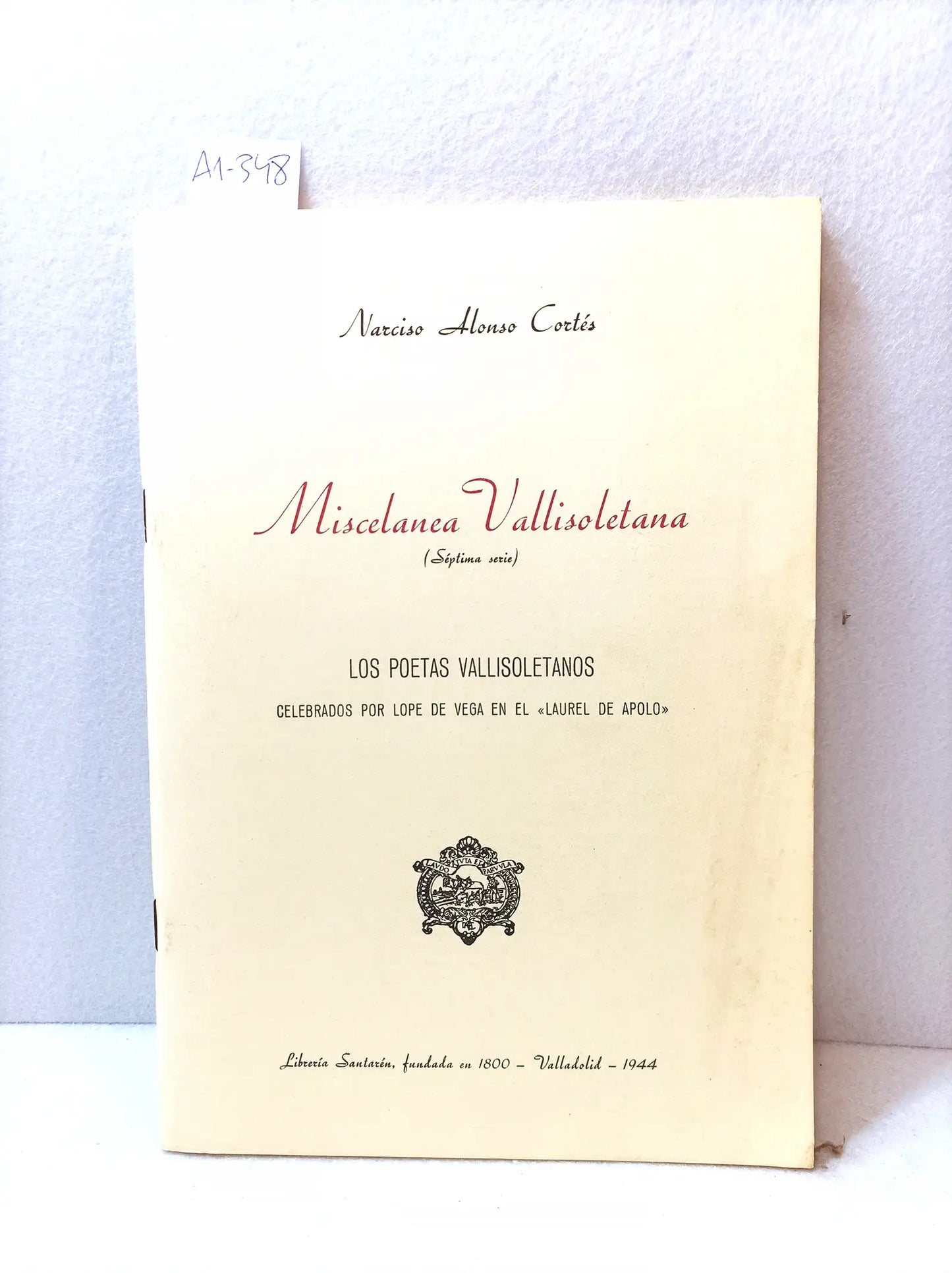 Miscelánea vallisoletana (séptima serie).