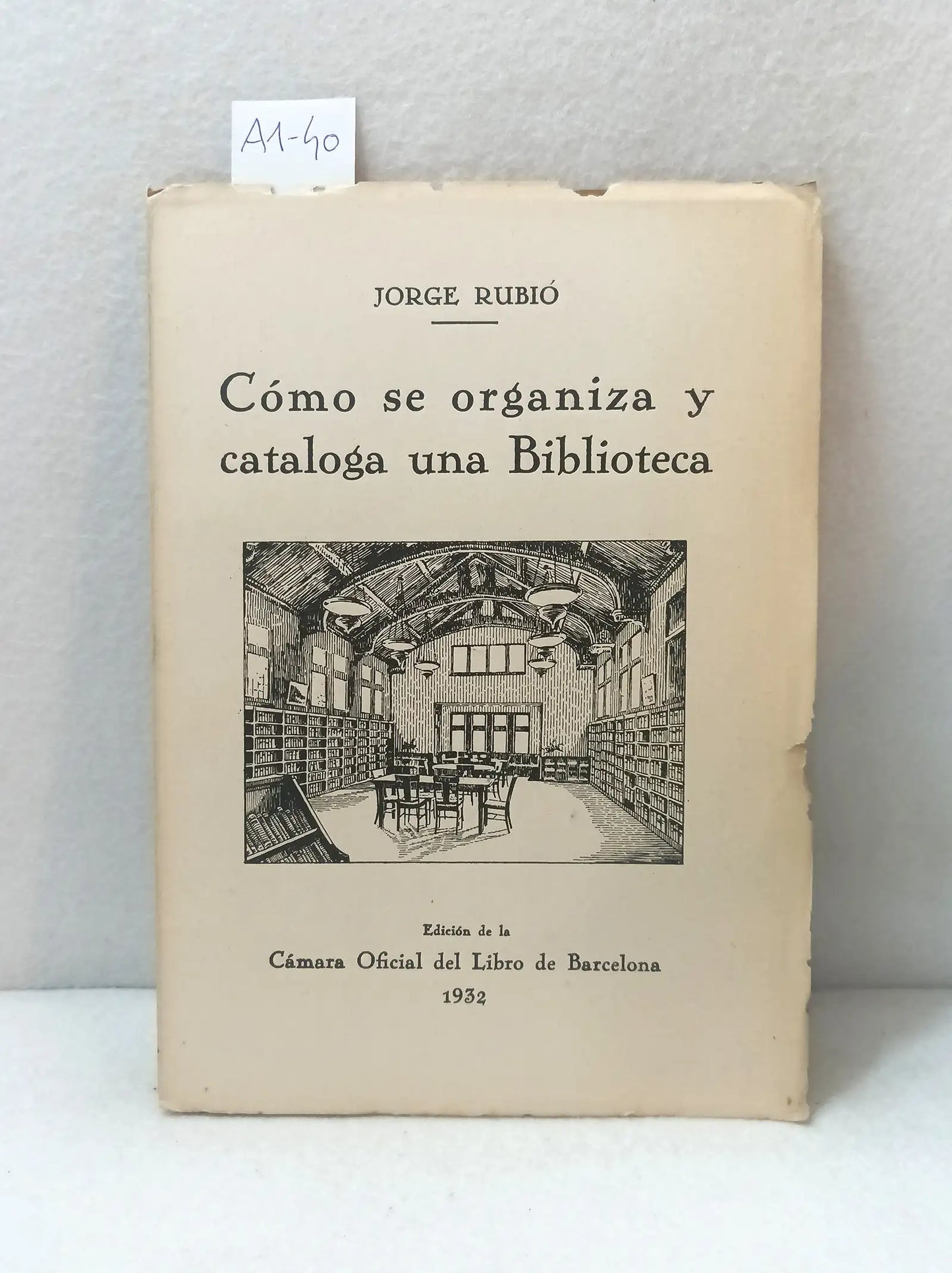 Cómo se organiza y cataloga una biblioteca.