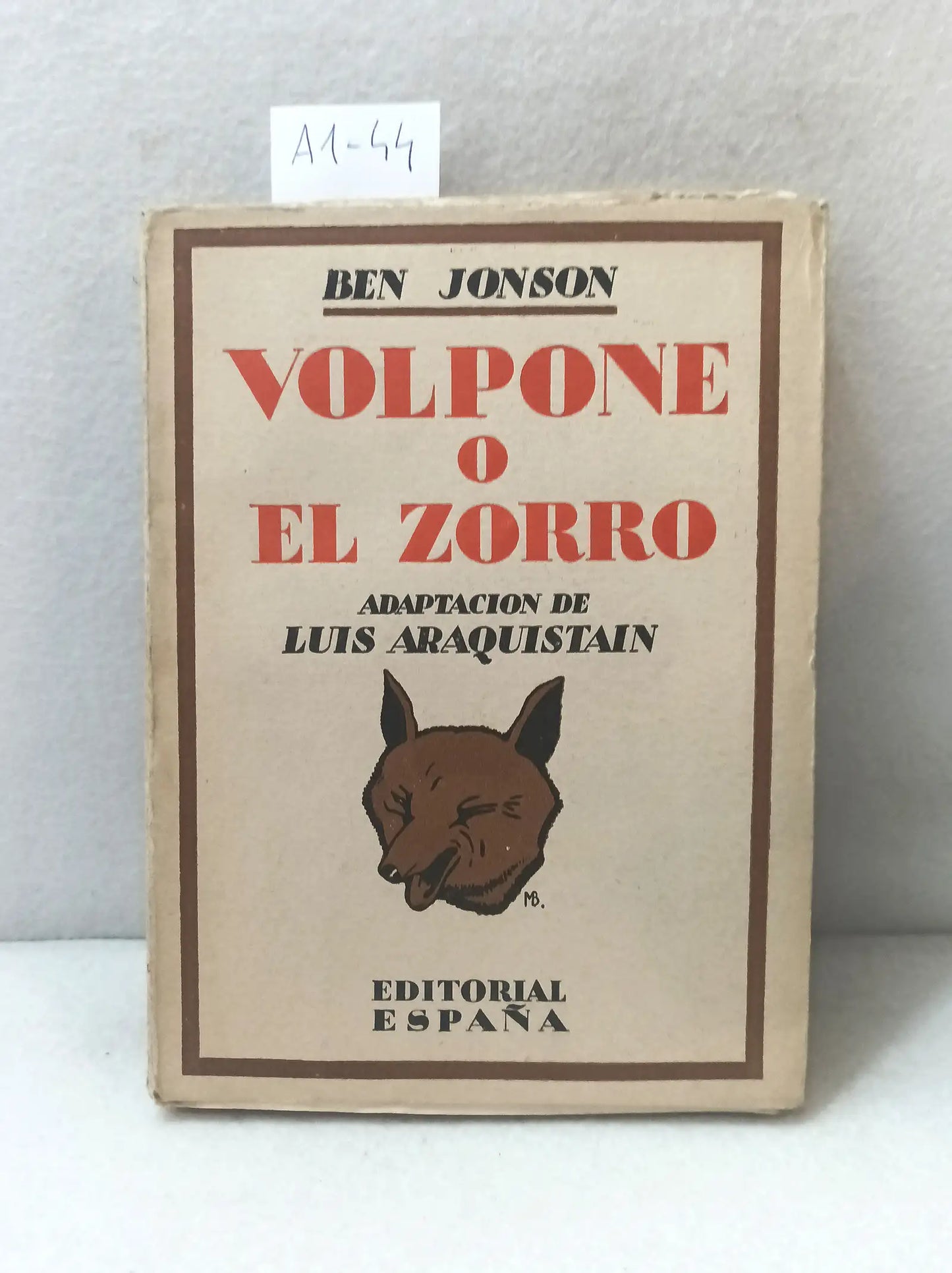 Volpone o el zorro.