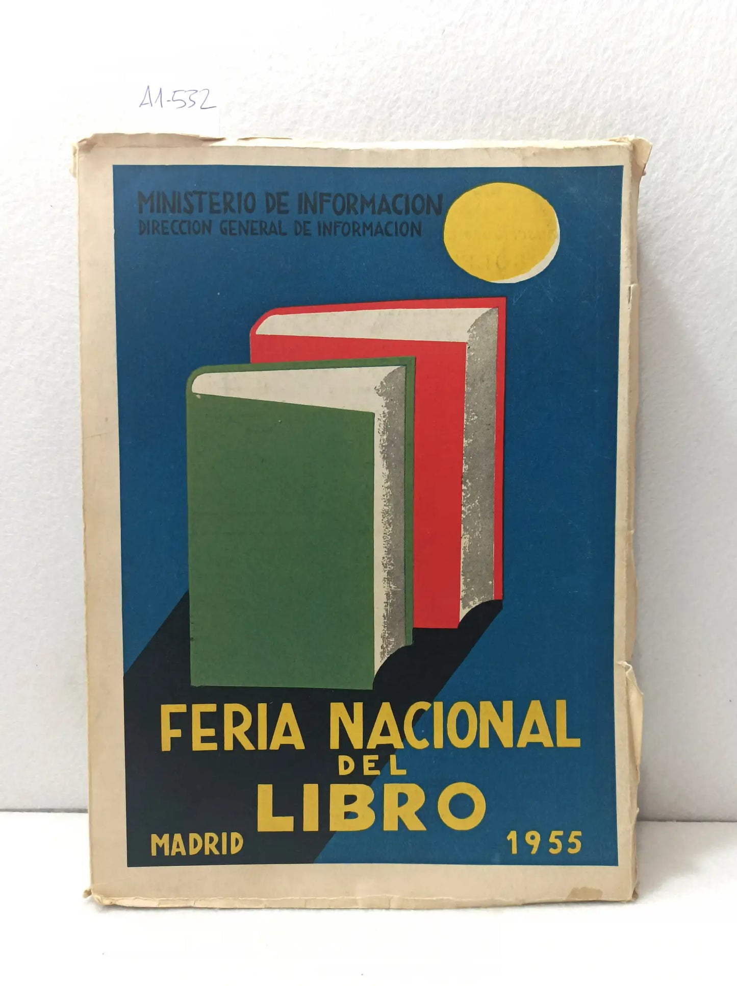 Catálogo de la Feria Nacional del libro de 1955.