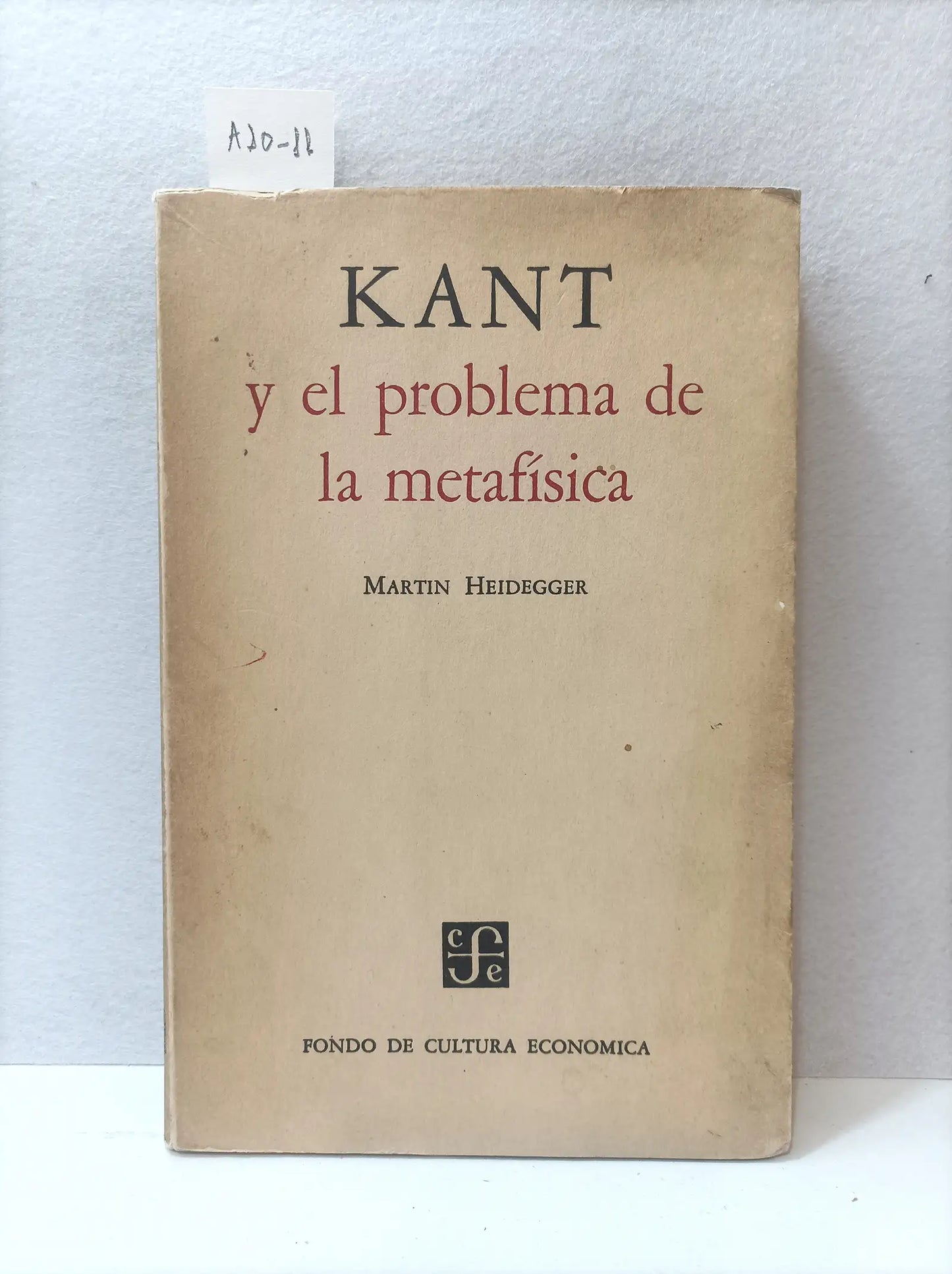 Kant y el problema de la metafísica.