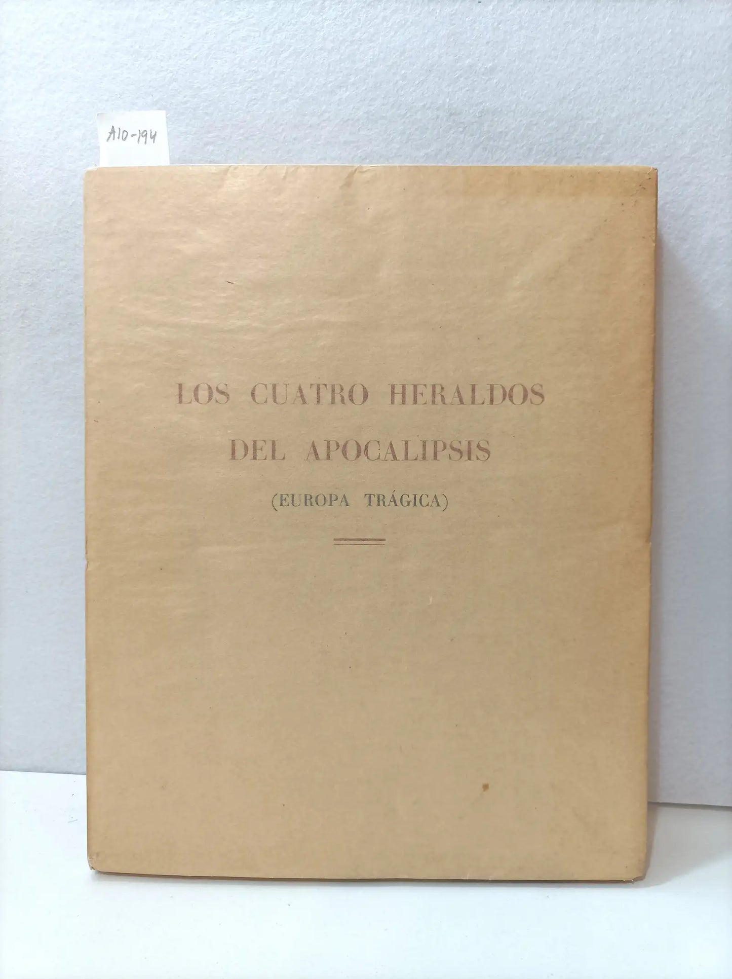 Los cuatro heraldos del apocalipsis.