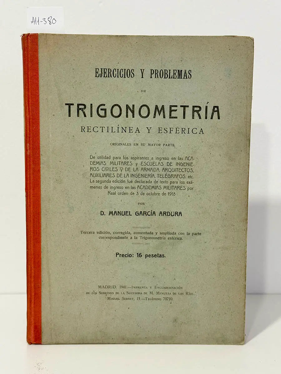 Ejercicios y problemas de Trigonometría rectilínea y esférica.