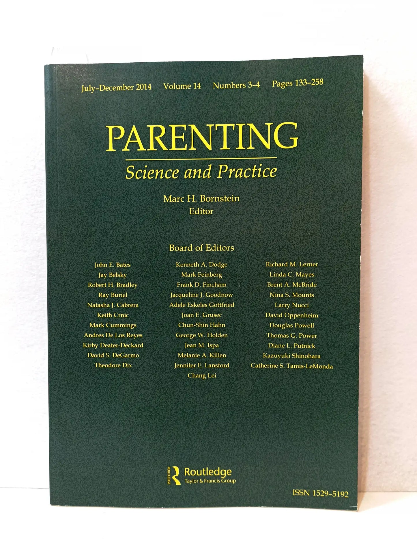 Parenting. Science and Practice. July-December 2014, Volume 14, Number 3-4.