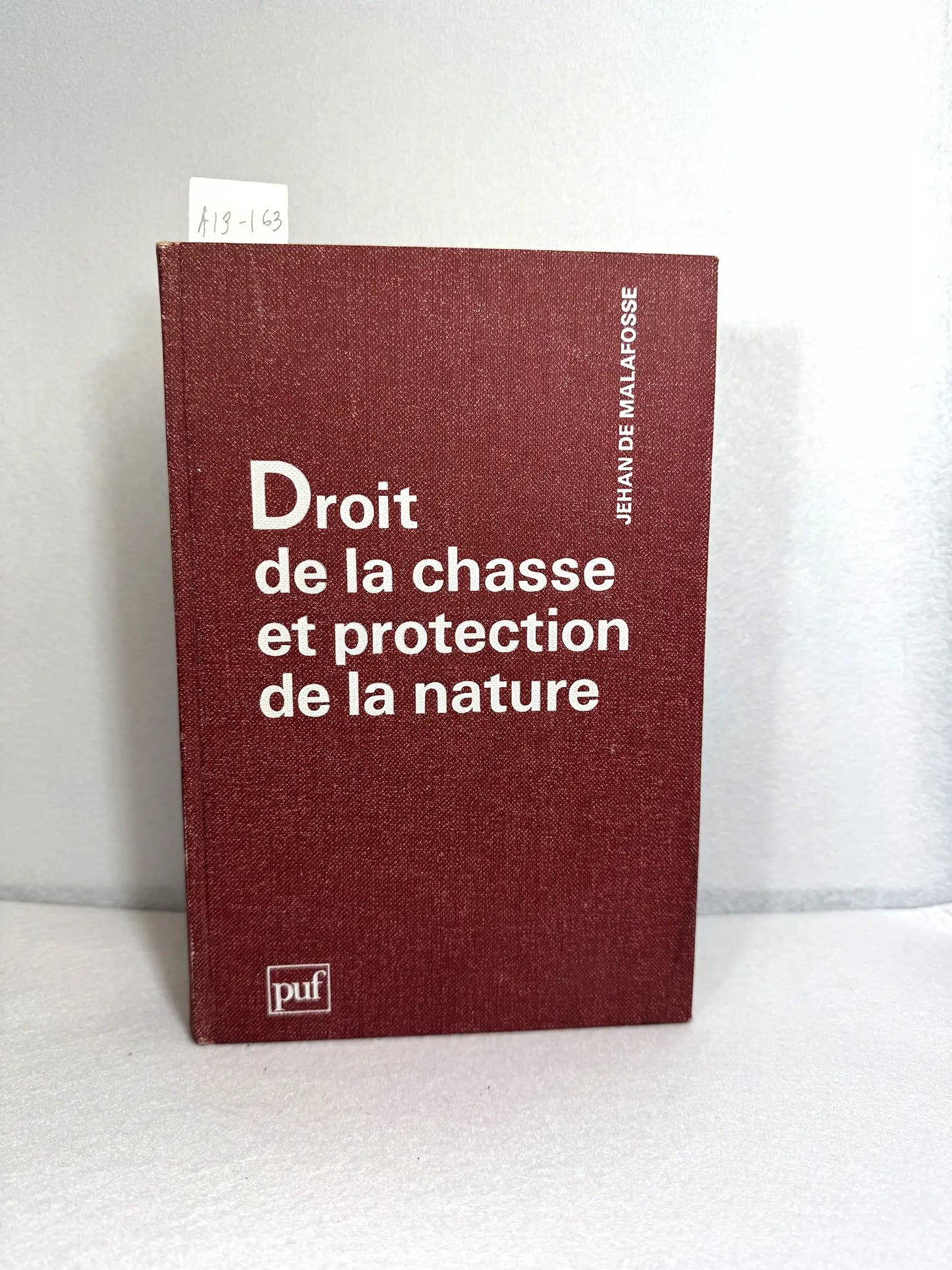 Droit de la chasse et protection de la nature.