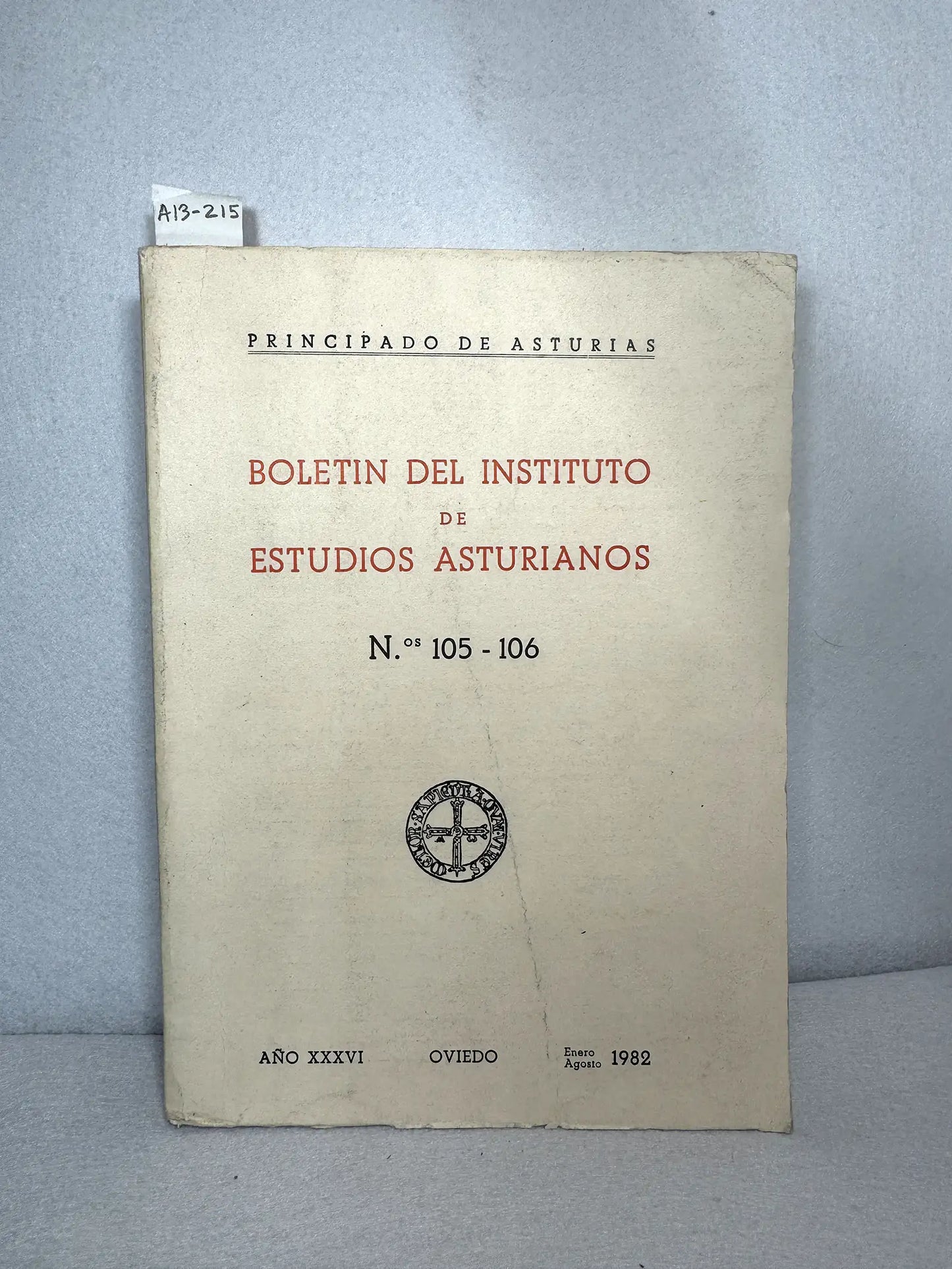 Boletín del Instituto de Estudios Asturianos. Nºs. 105 - 106.
