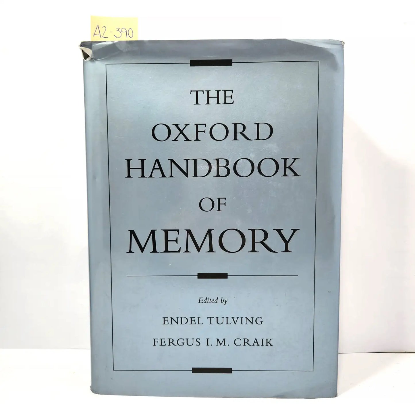 The Oxford Handbook of Memory.