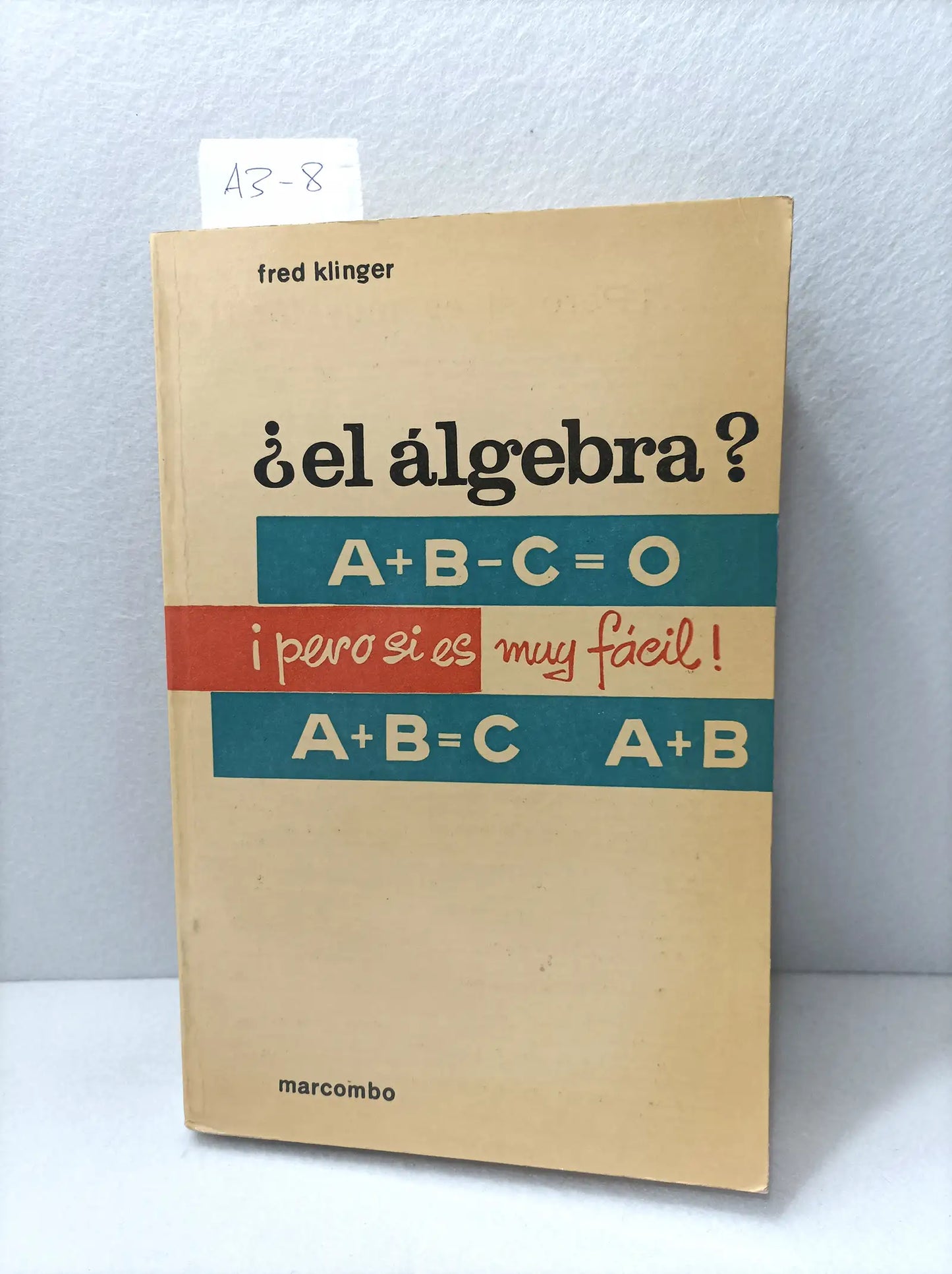 ¿El álgebra? ¡pero si es muy fácil!