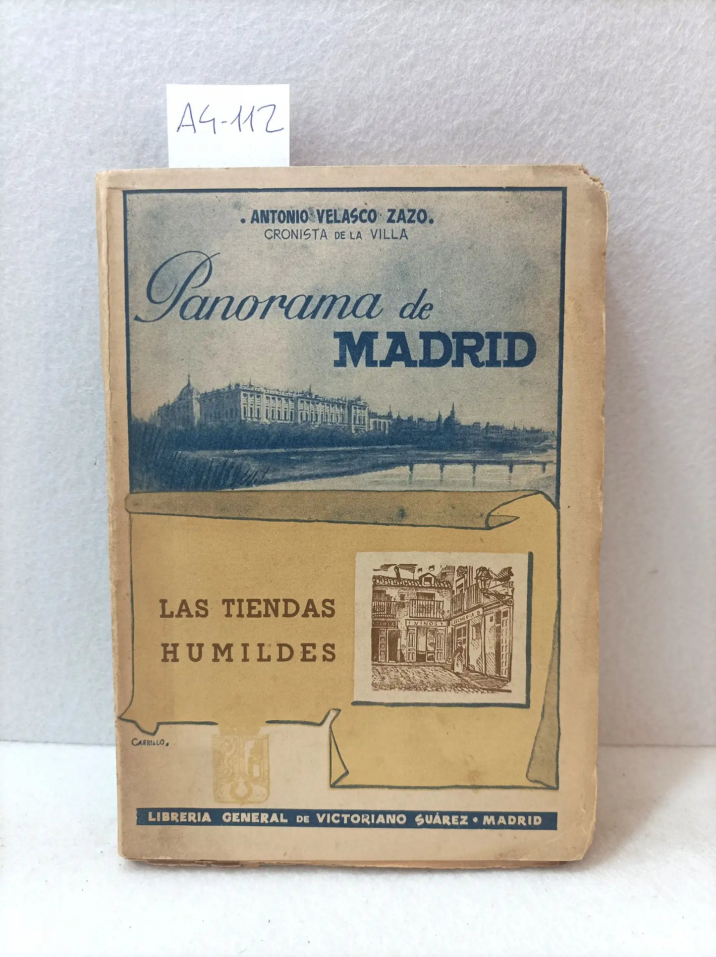 Las tiendas humildes (panorama de Madrid).