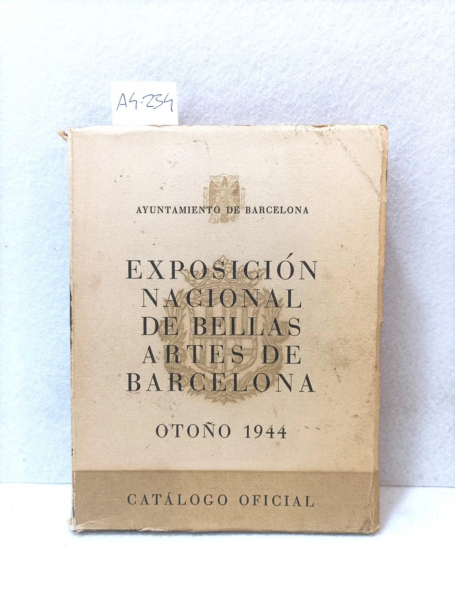 Exposición nacional de bellas artes de Barcelona (otoño 1944). Catálogo oficial.