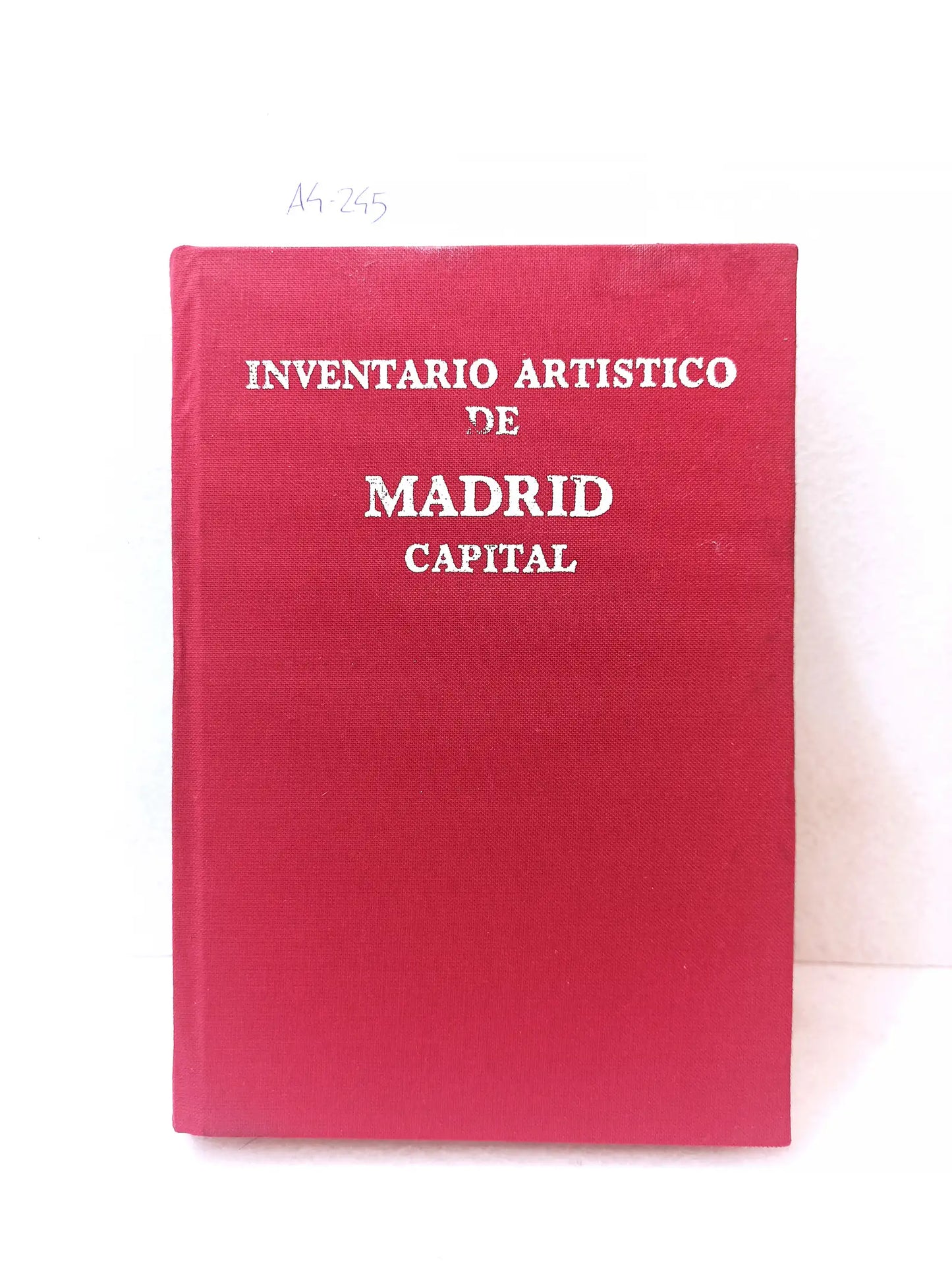 Inventario artístico de edificios civiles madrileños de los siglos XVII y XVIII (tomo II).
