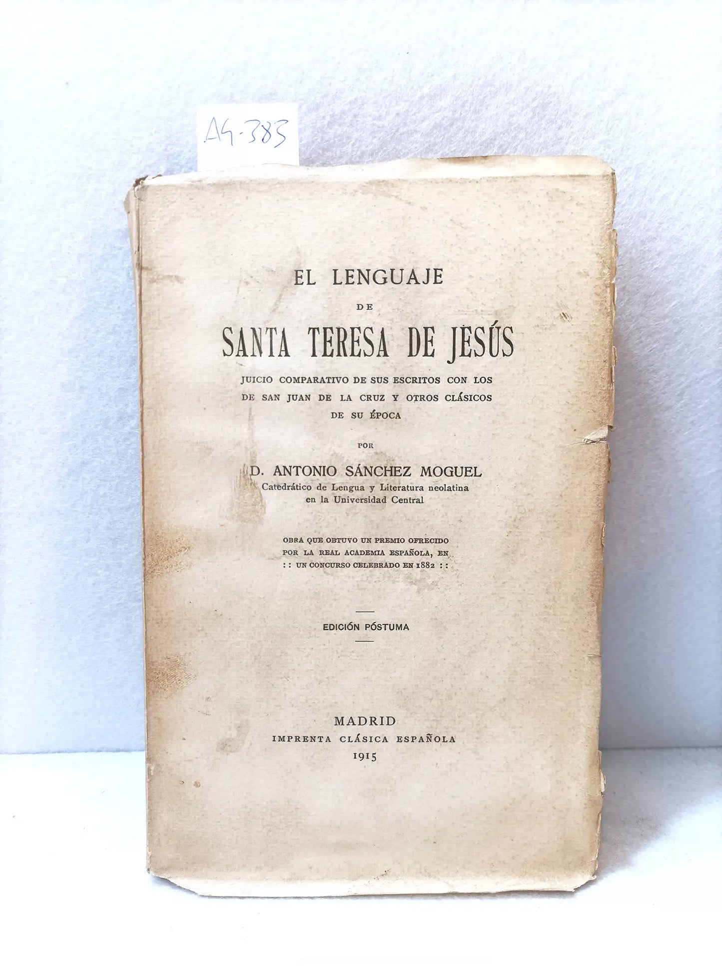 El lenguaje de Santa Teresa de Jesús.