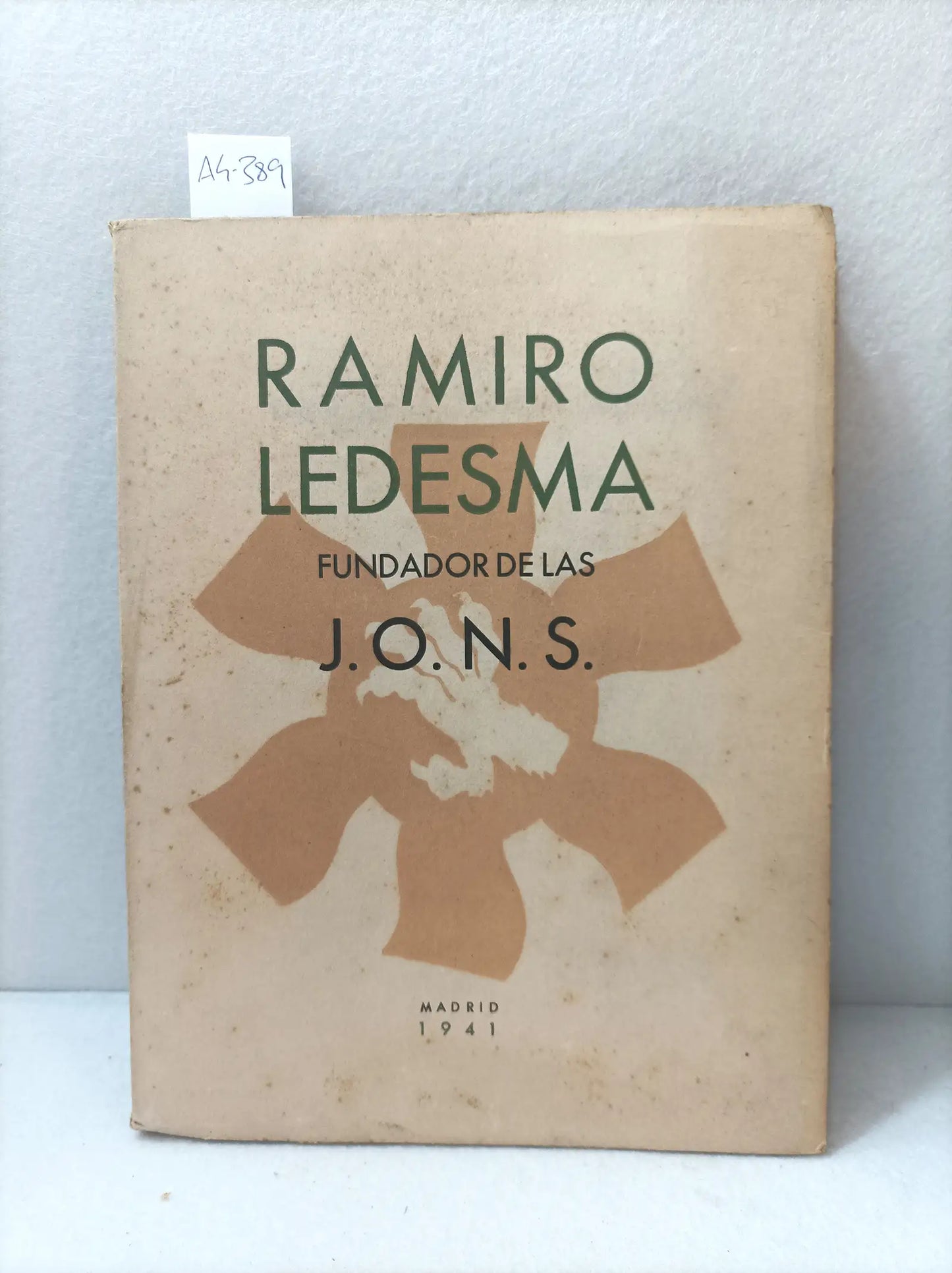 Ramiro Ledesma. Fundador de las J.O.N.S.