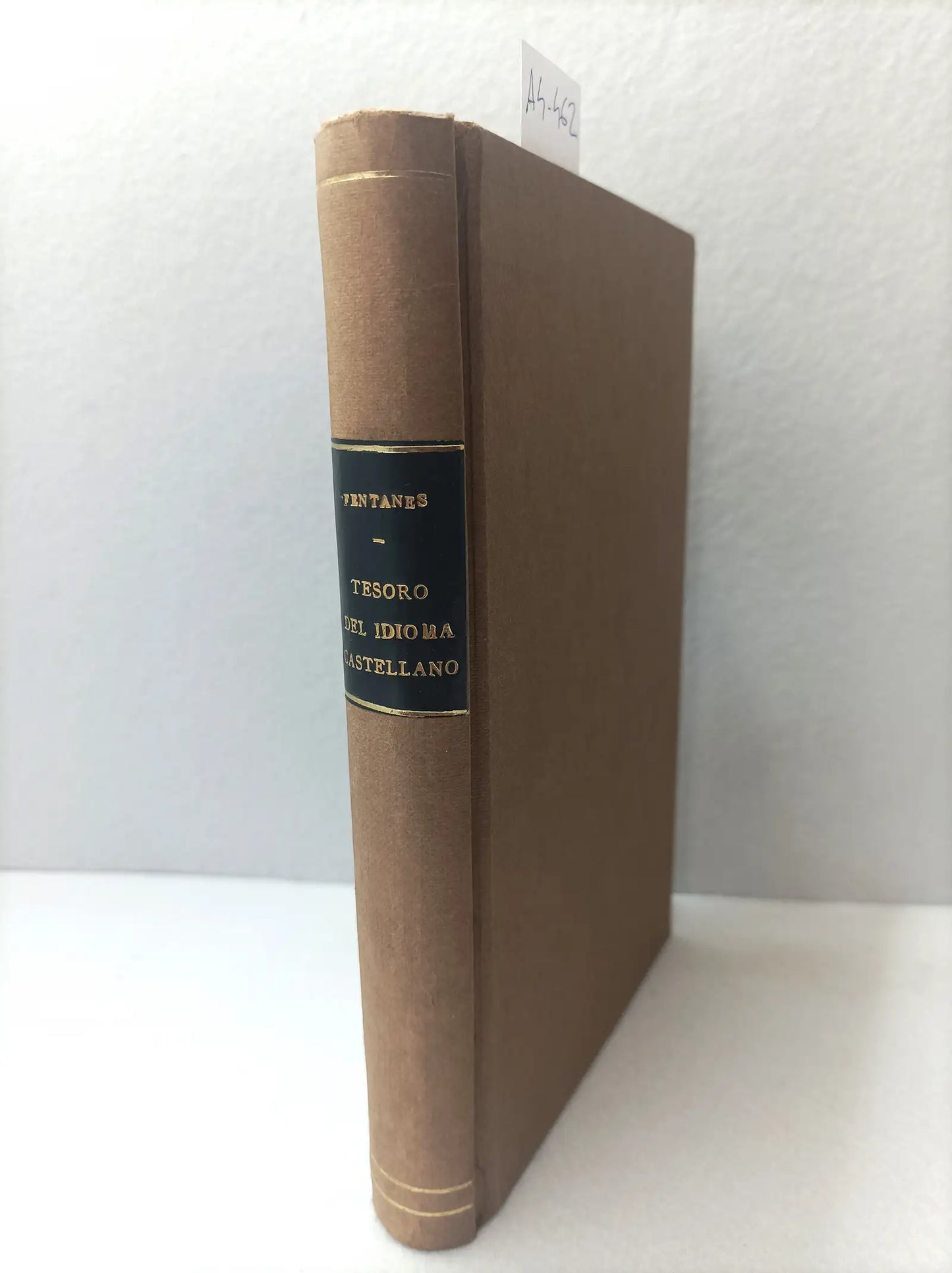 Tesoro del idioma castellano. 2ª ed. Corregida y aumentada.