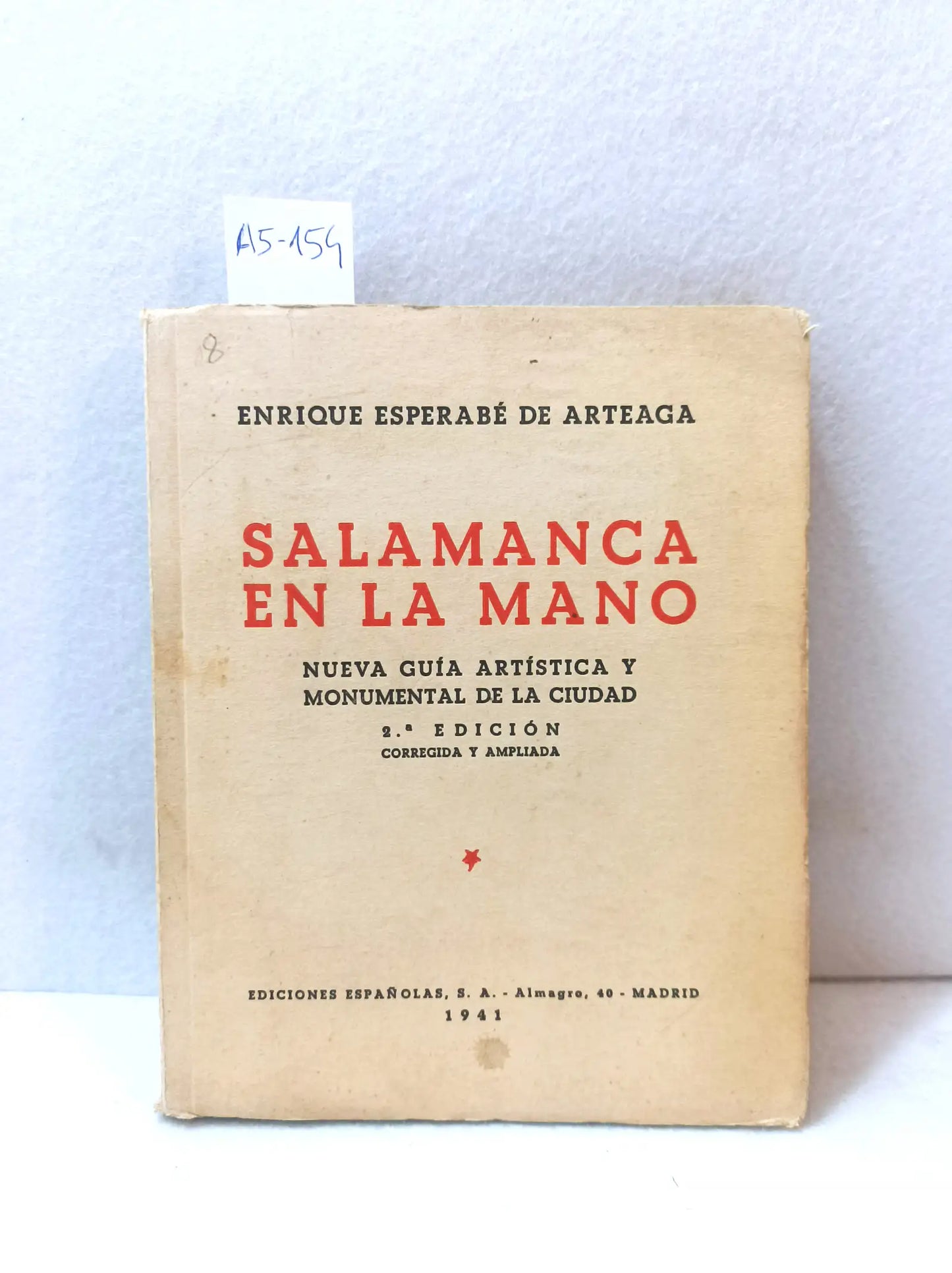 Salamanca en la mano.