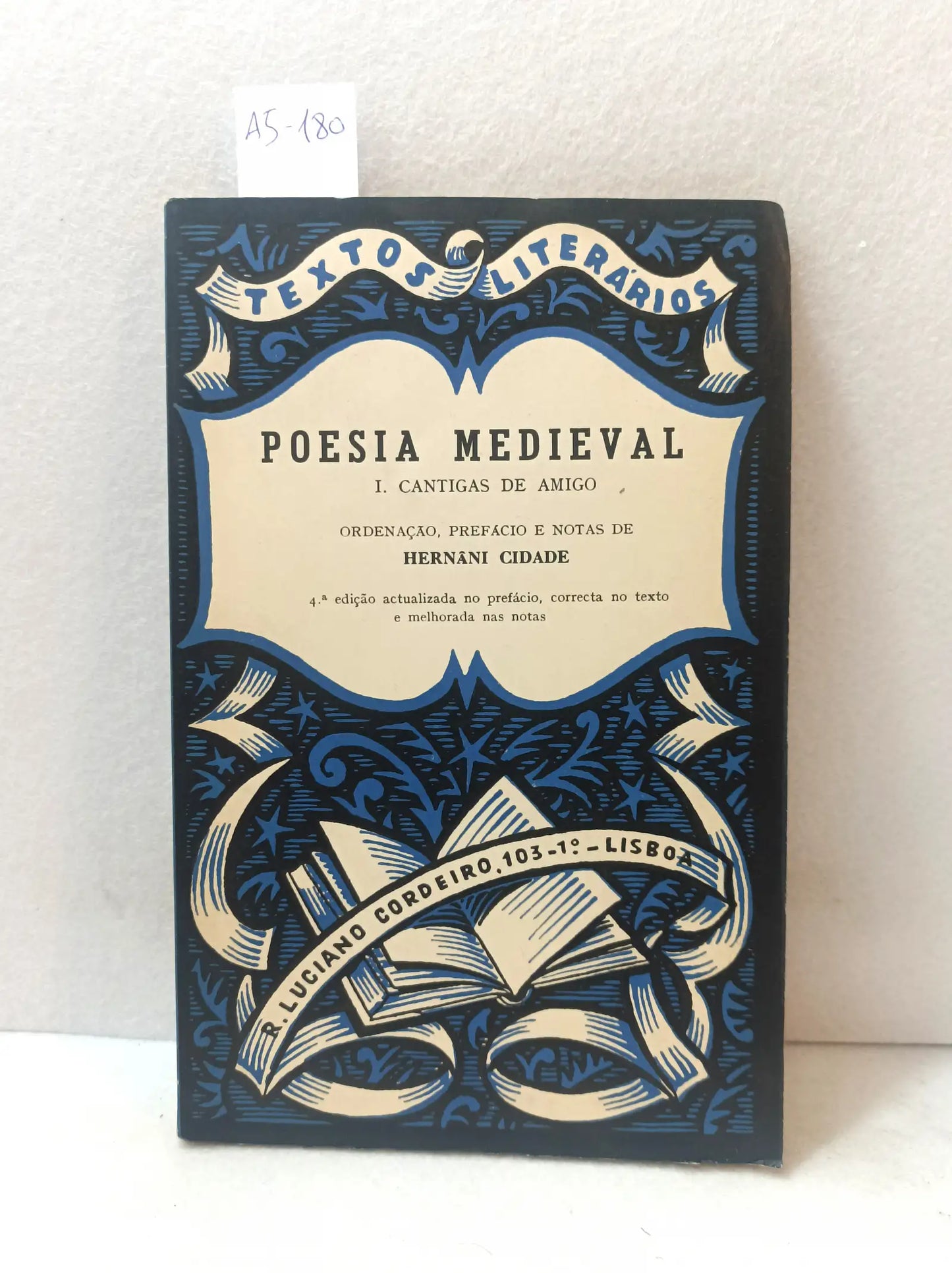 Poesía medieval I. Cantigas de amigo.- (ordenaçao, prefacio e notas por hernani cidade).