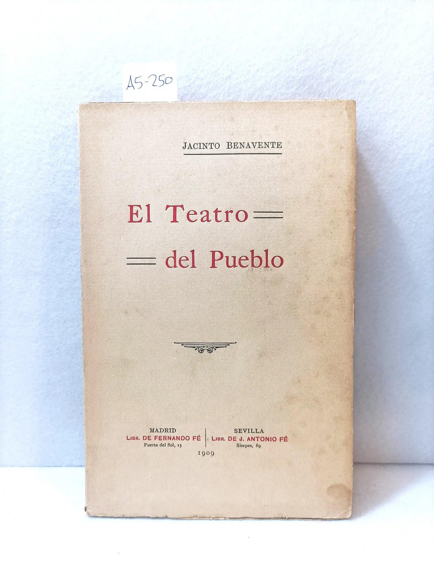 El teatro del pueblo.