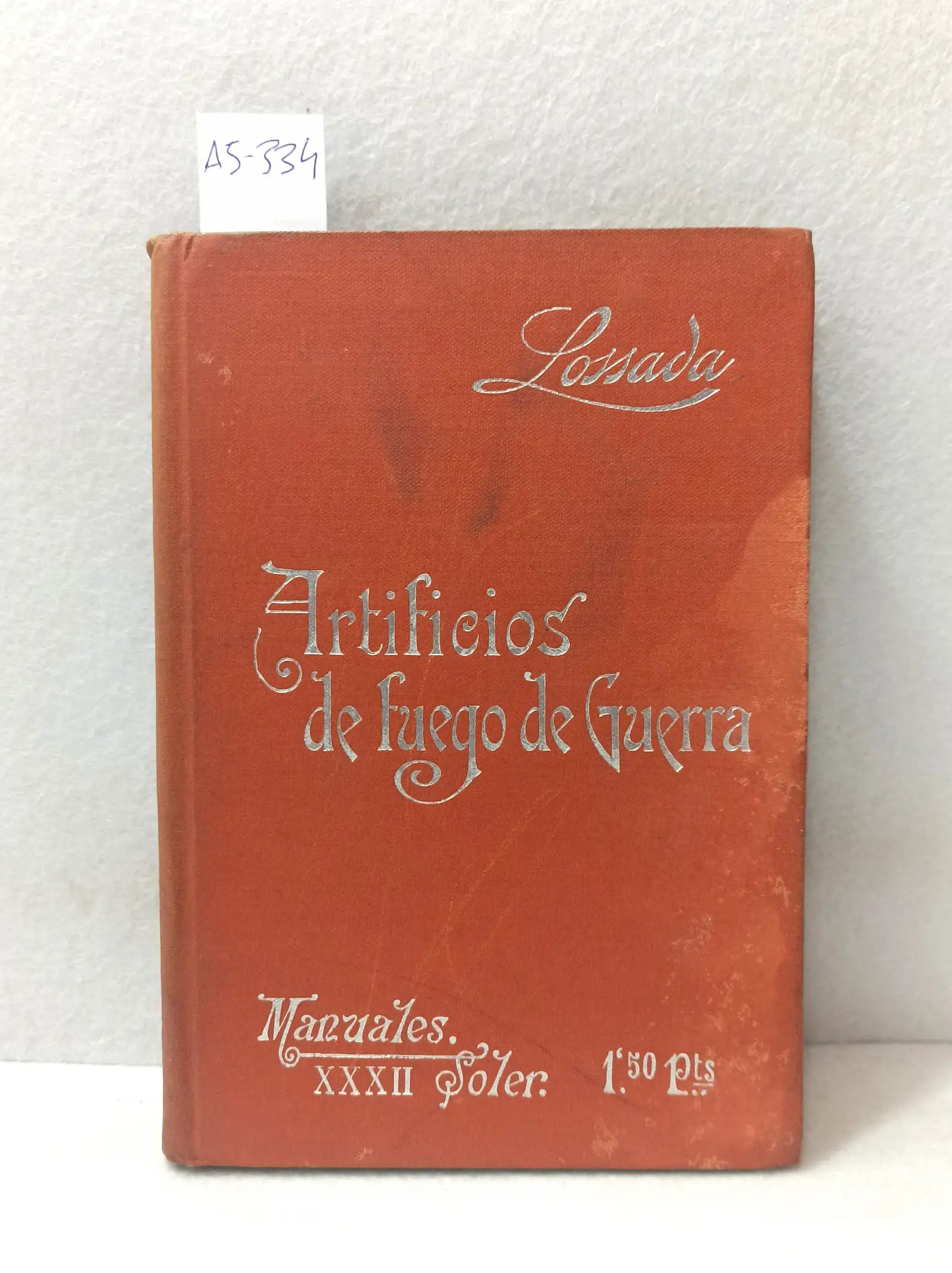 Artificios de fuego de guerra.