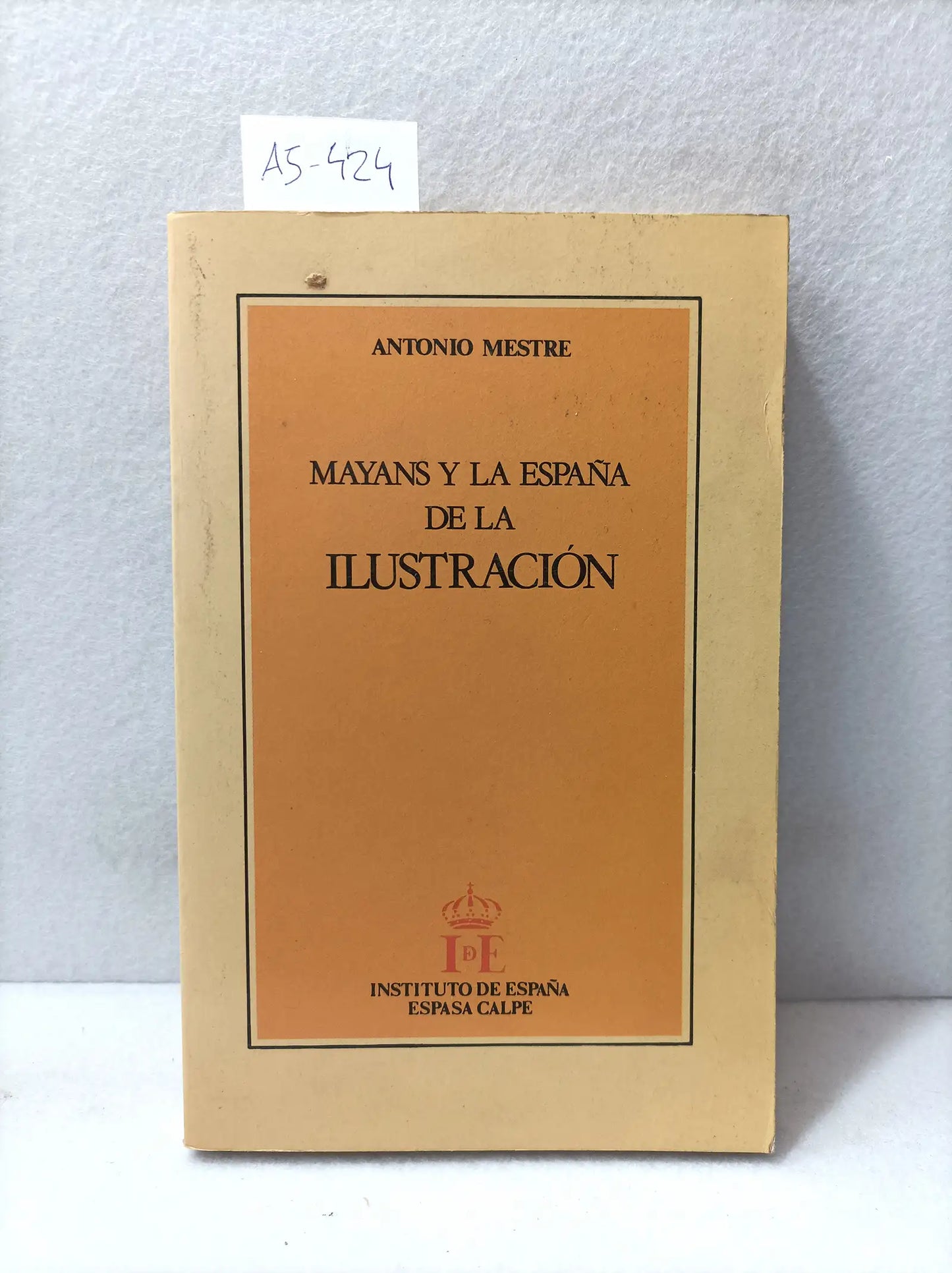 Mayáns y la España de la ilustración.
