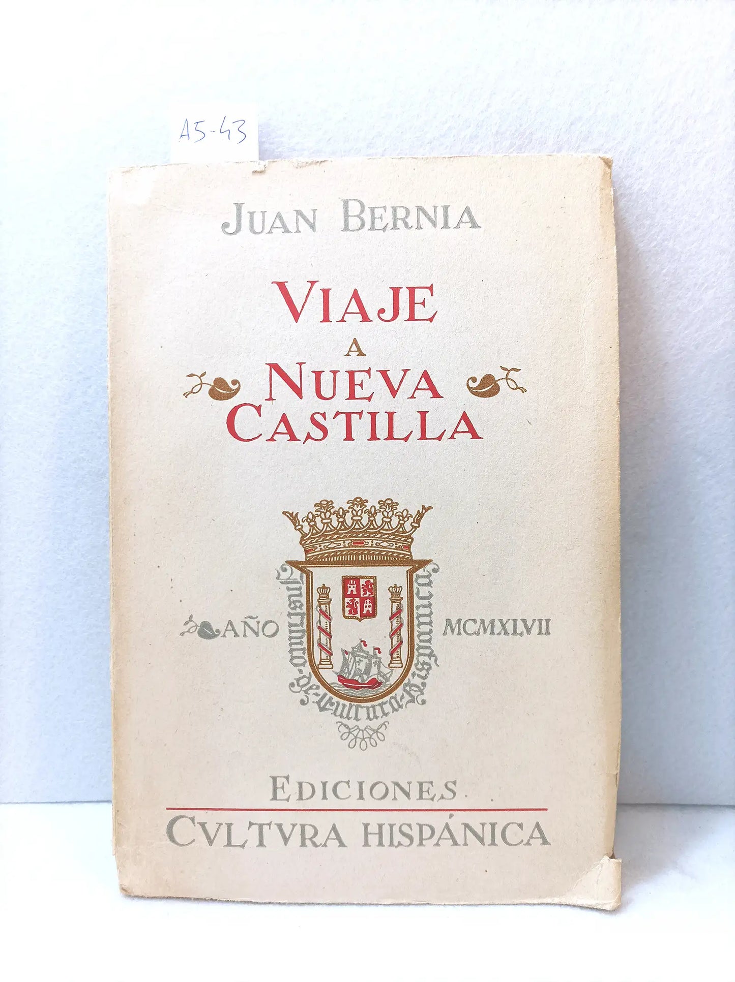 Viaje a nueva castilla.