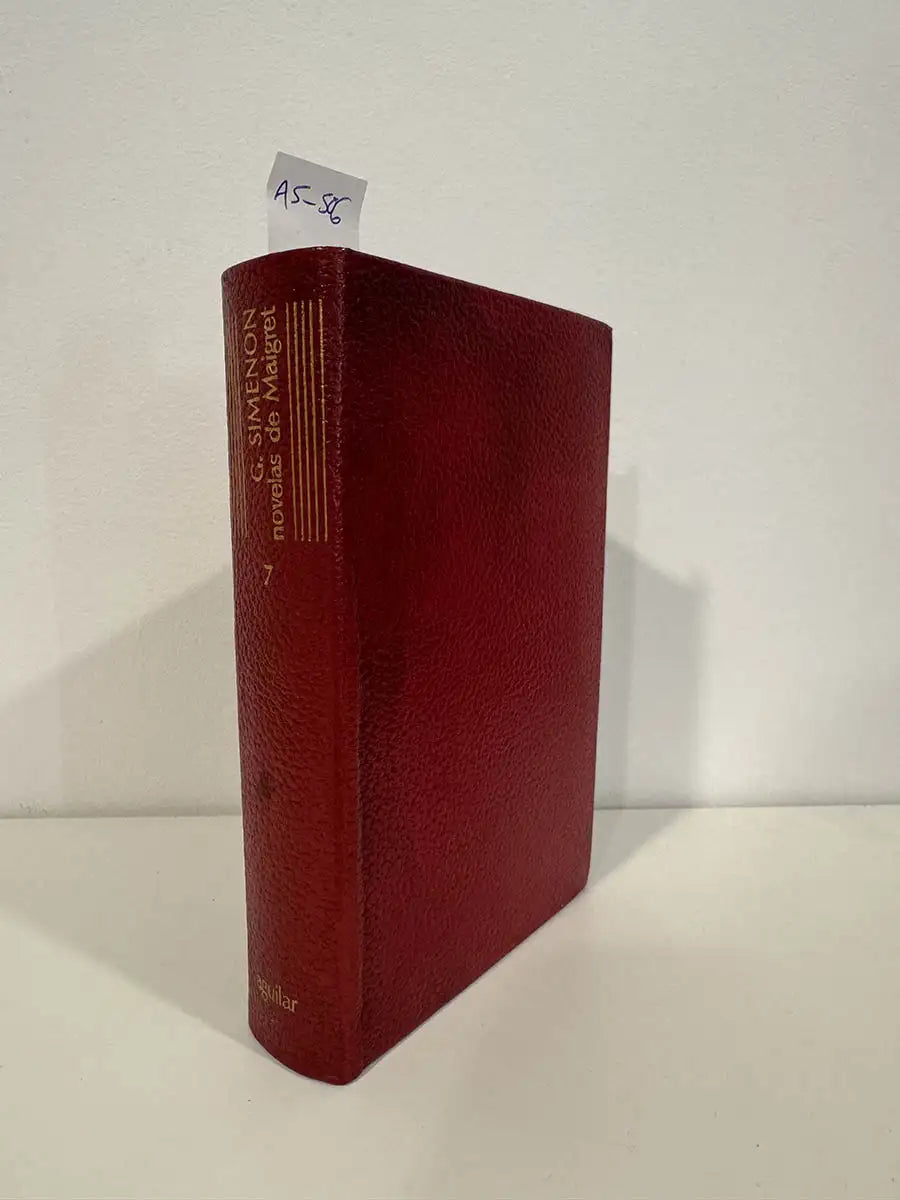Novelas de Maigret. Tomo VII.