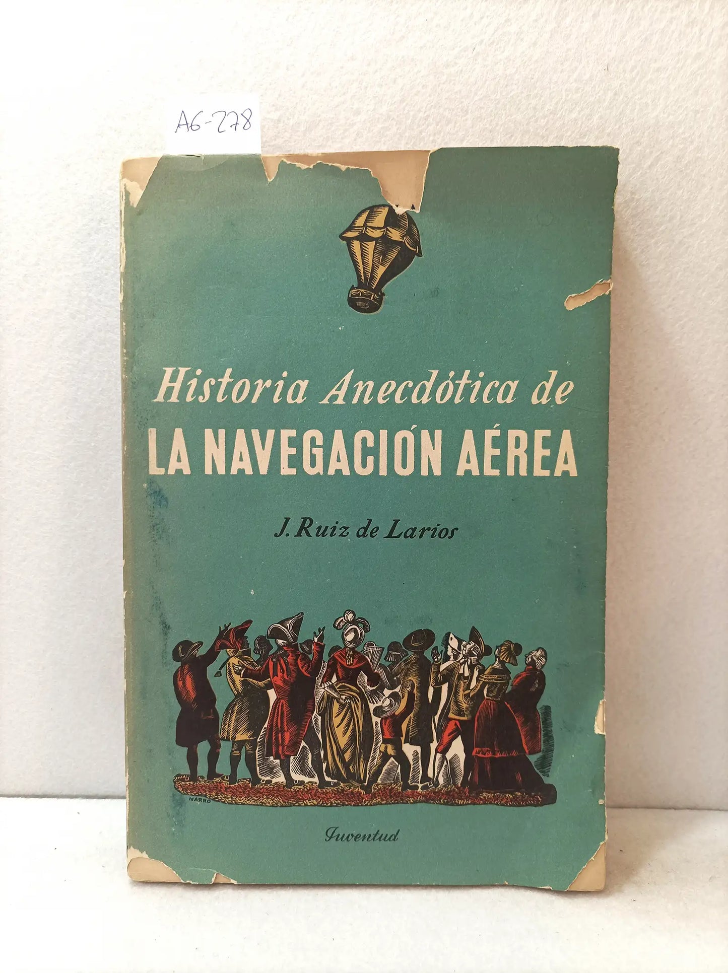 Historia anecdótica de la navegación aérea.