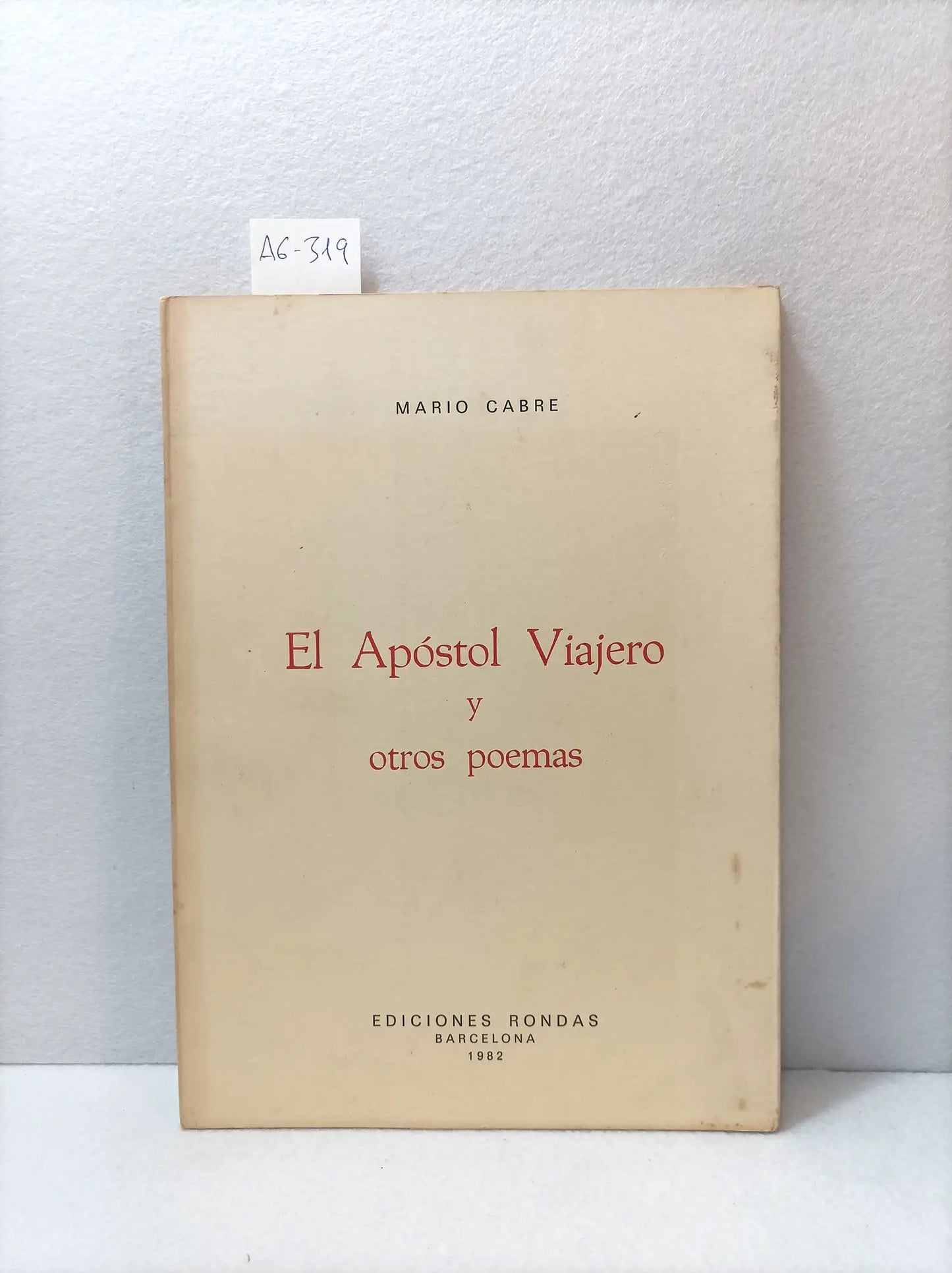 El apóstol viajero y otros poemas.