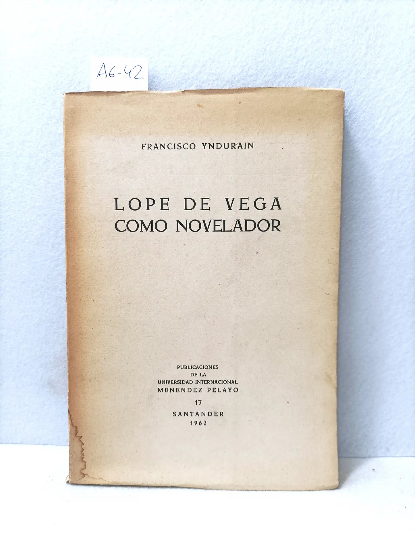 Lope de Vega como novelador.