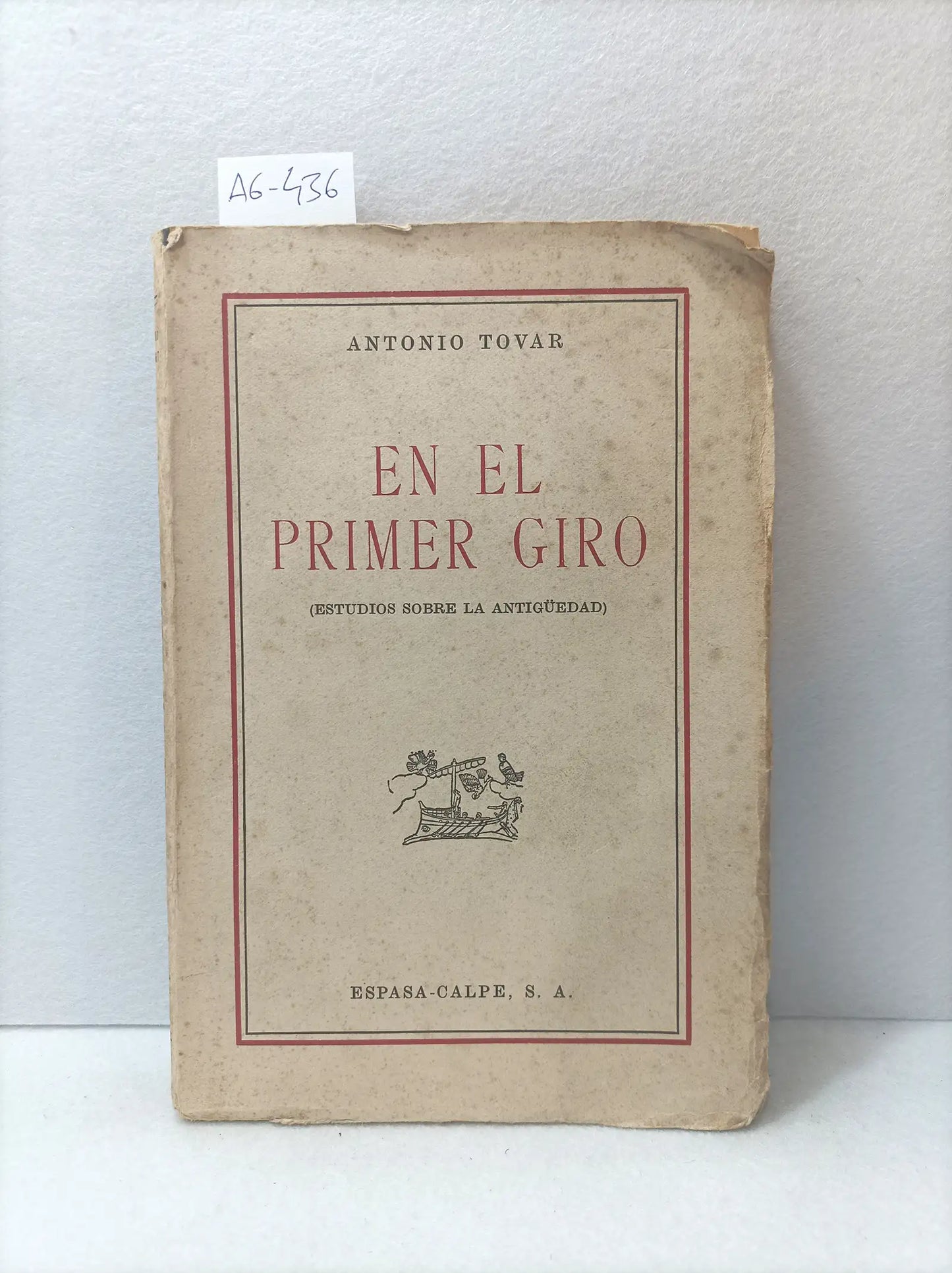 En el primer giro (estudios sobre la antigüedad).
