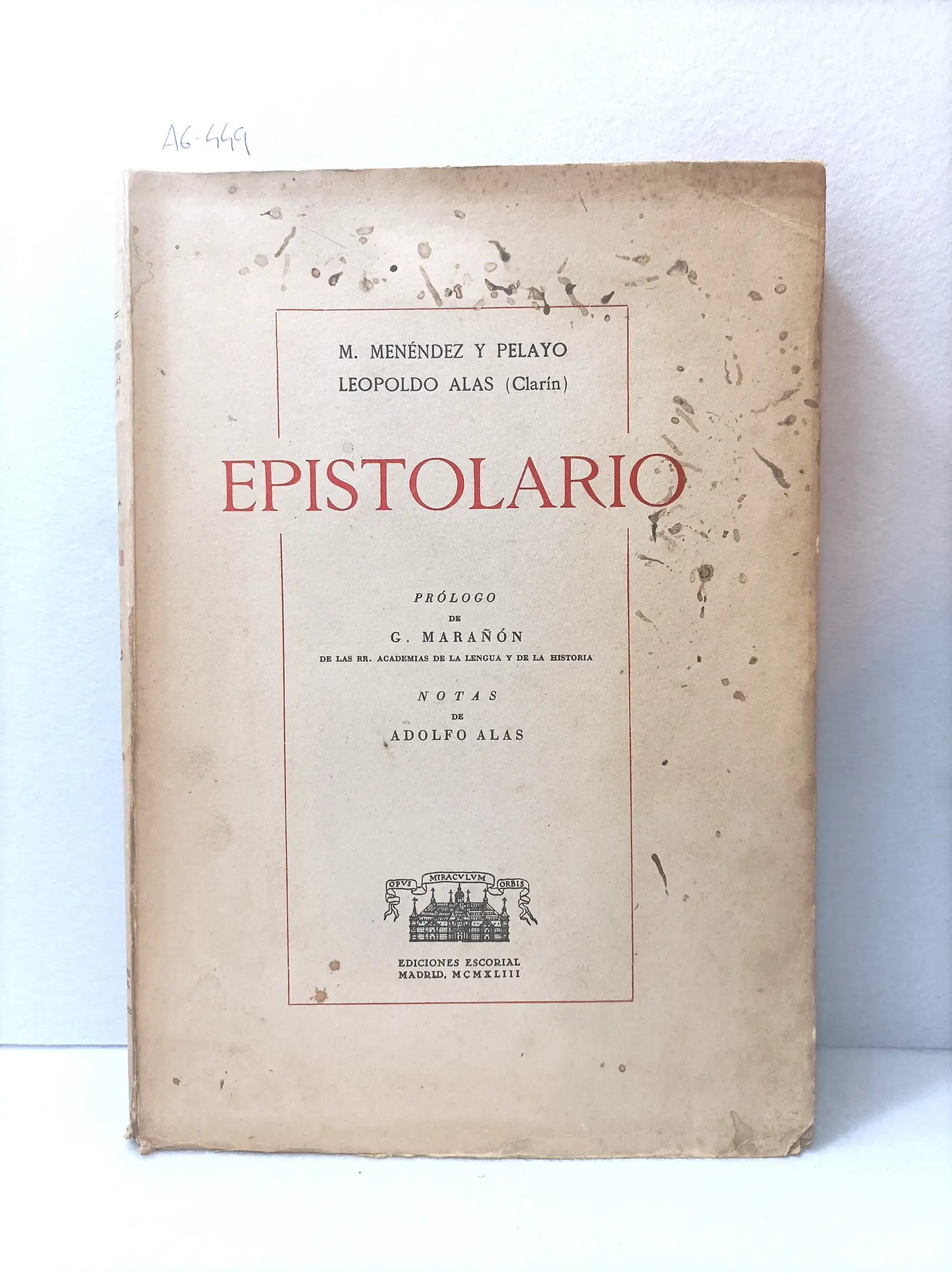 Epistolario.