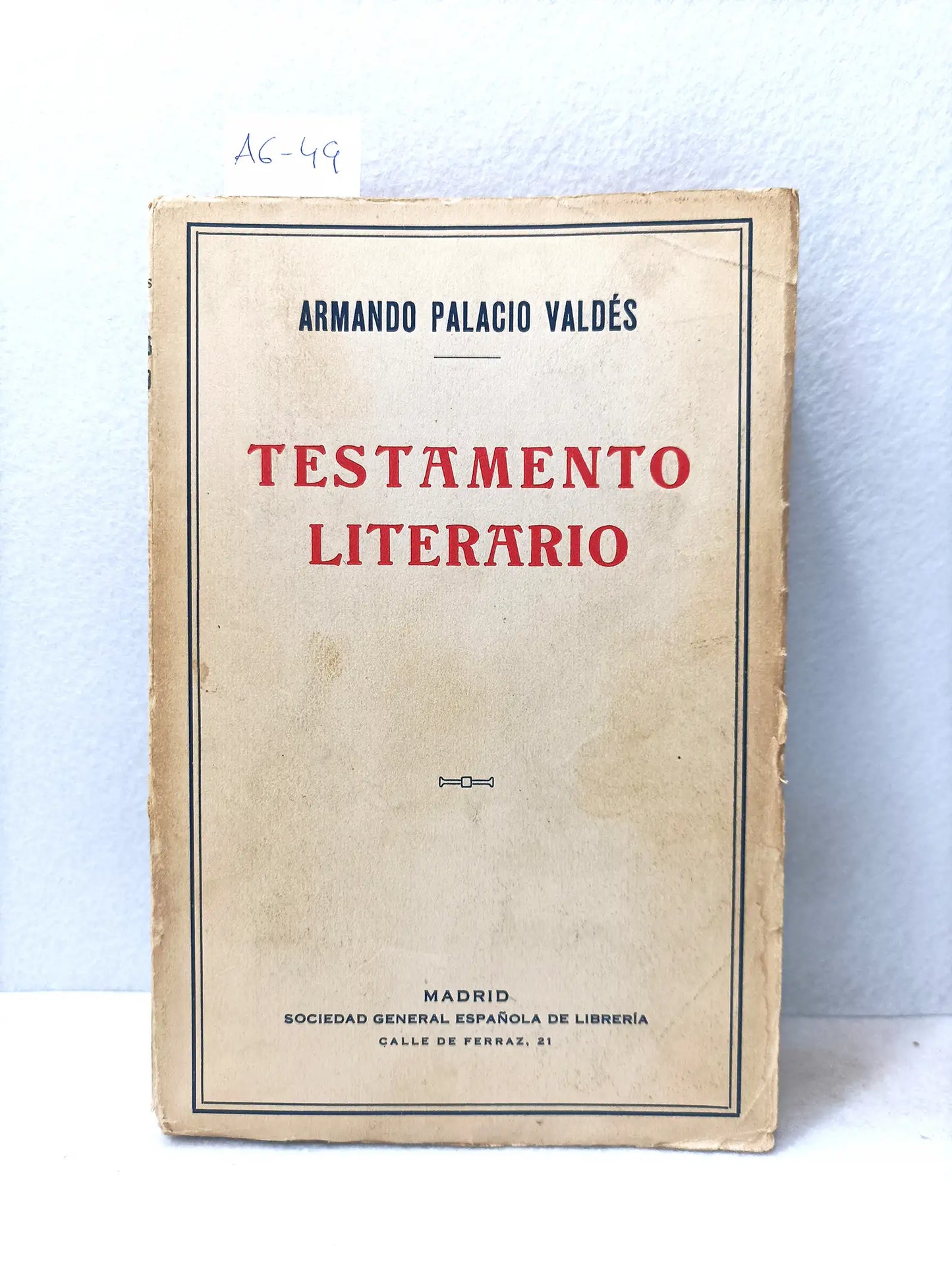 Testamento literario.