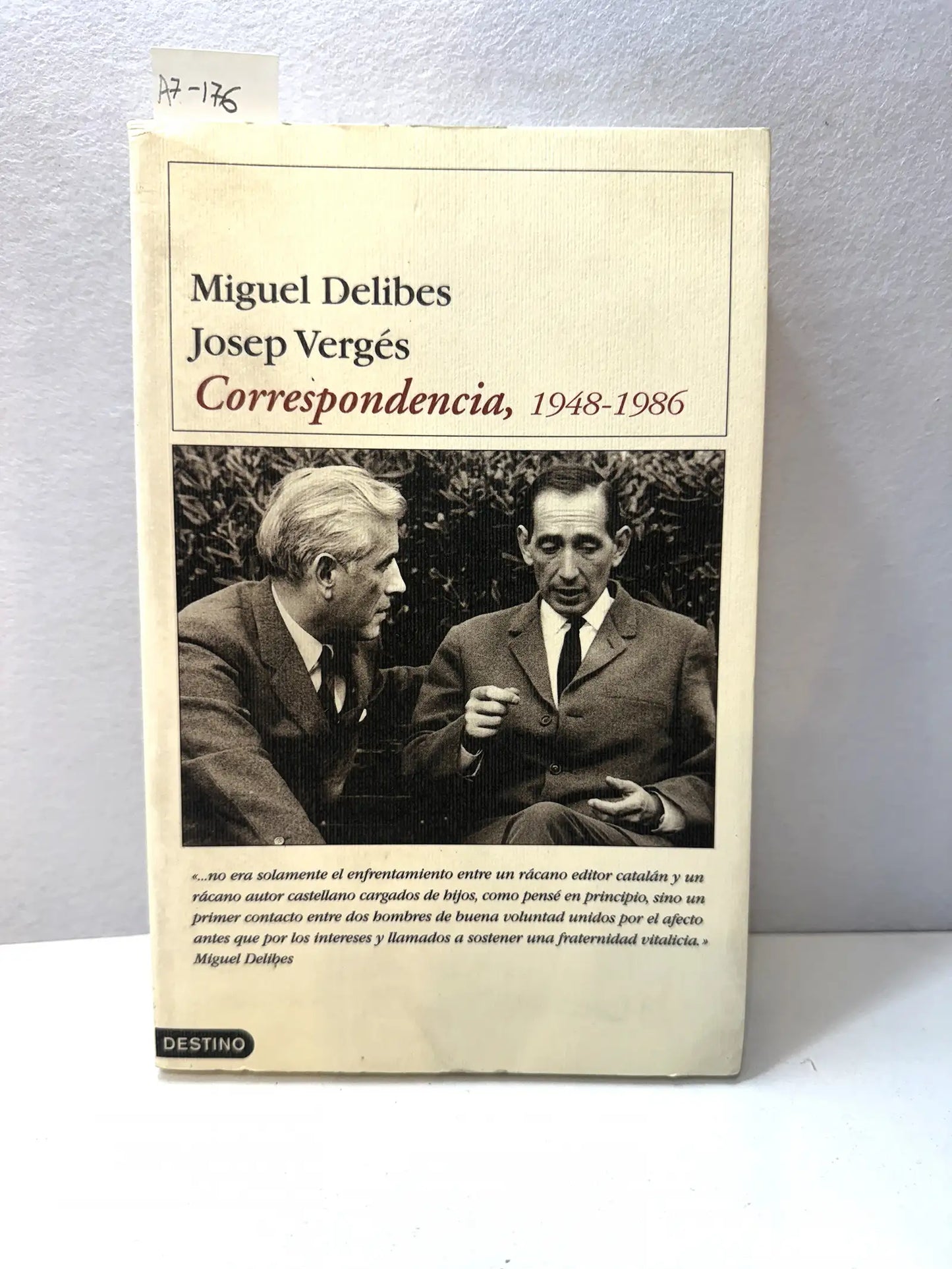 Correspondencia, 1948-1986.