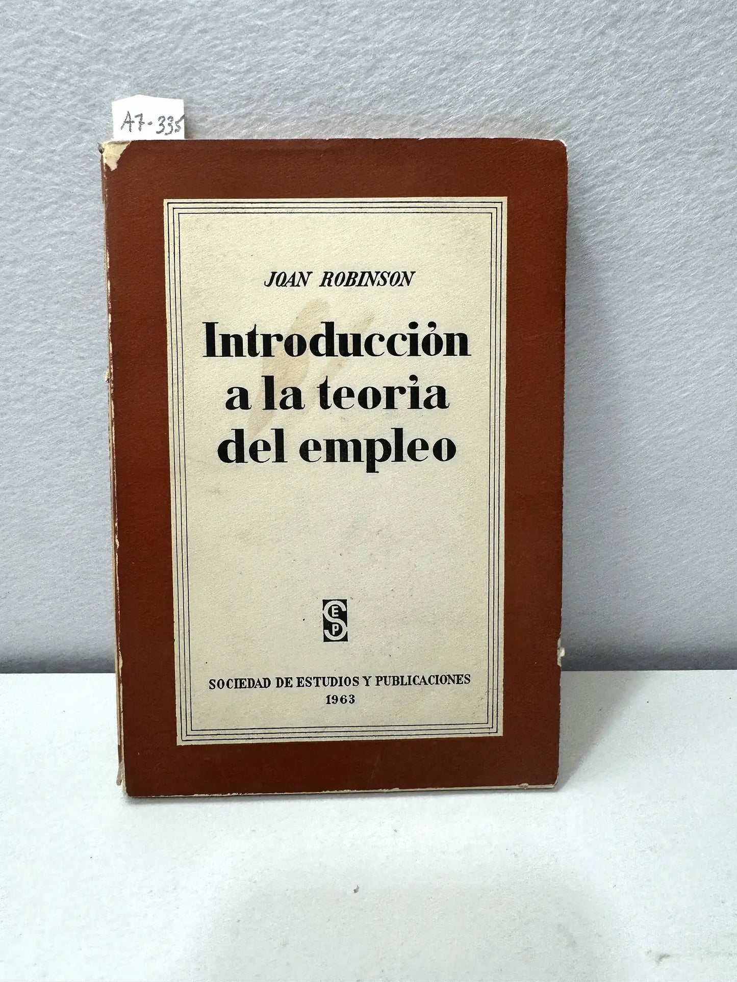 Introducción a la teotía del empleo.