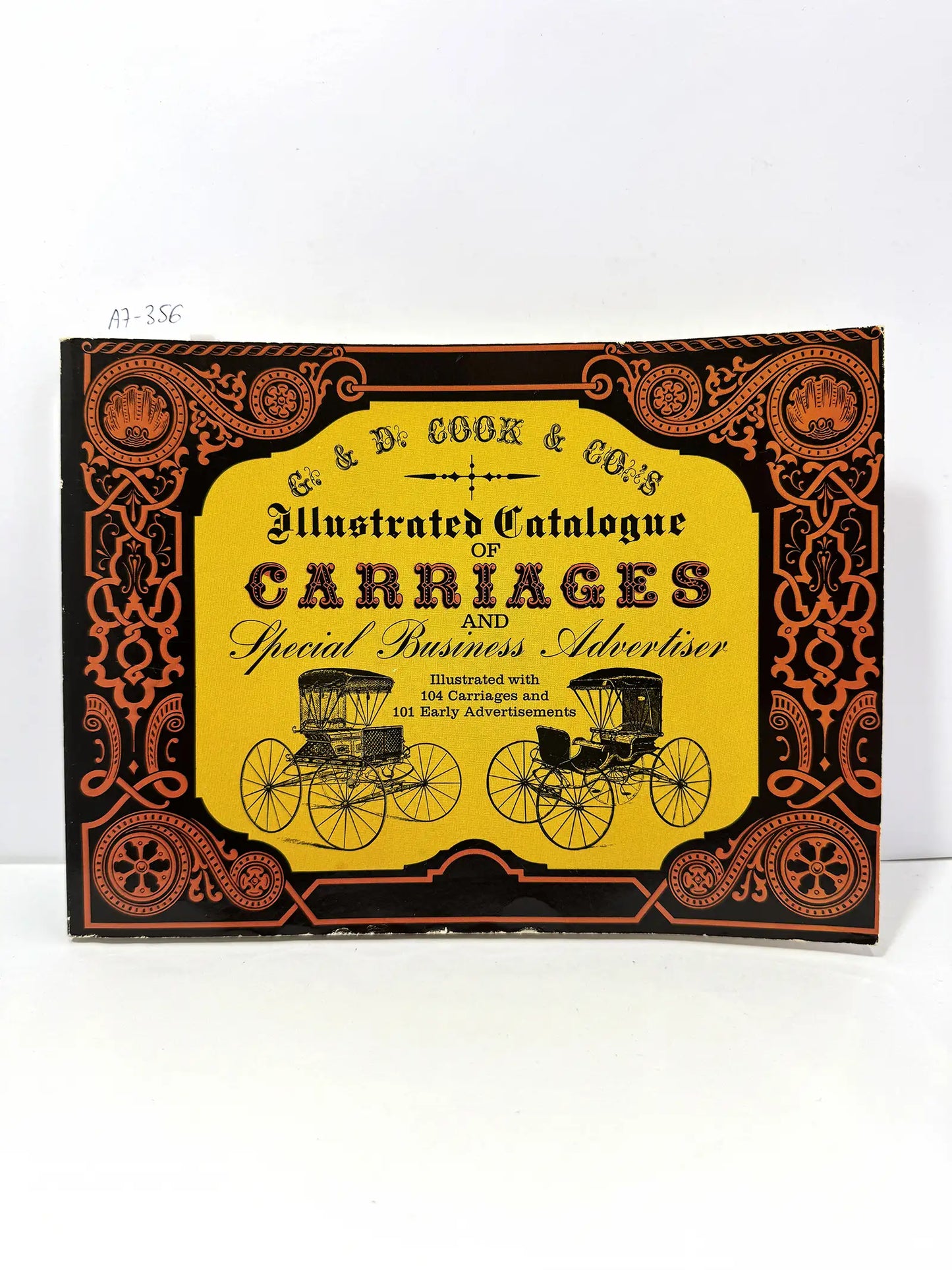 G. & D. cook & co.'s. Illustrated catalogue of carriages and special business advertiser.