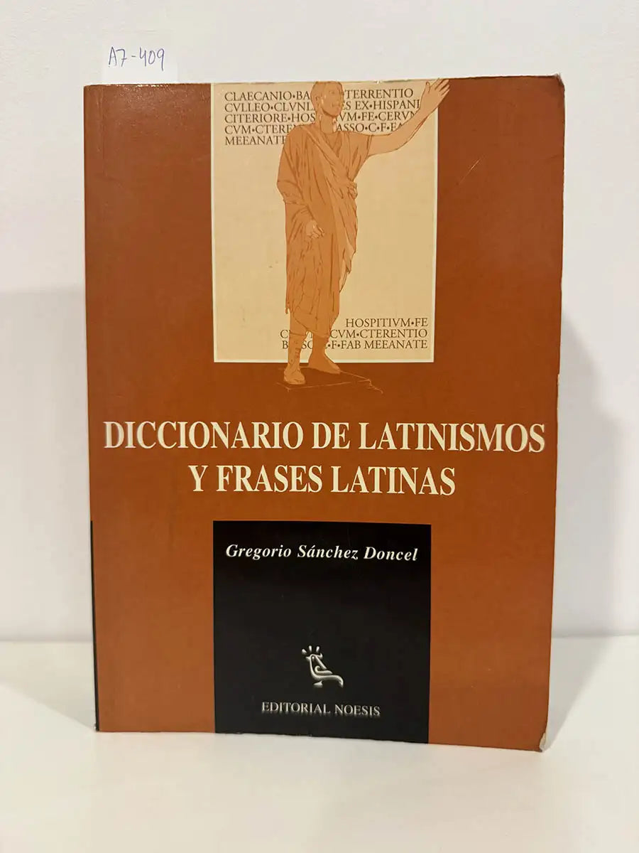 Diccionario de latinismos y frases latinas.