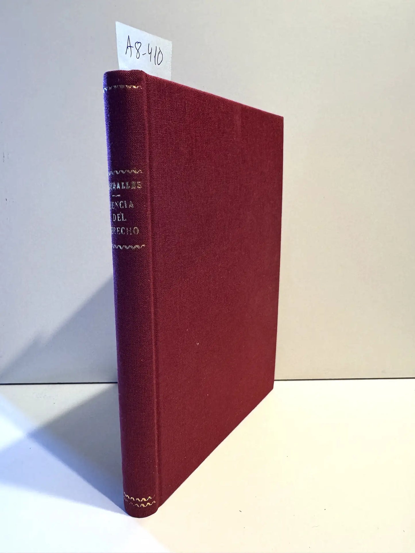 Prolegómenos de la Ciencia del Derecho.