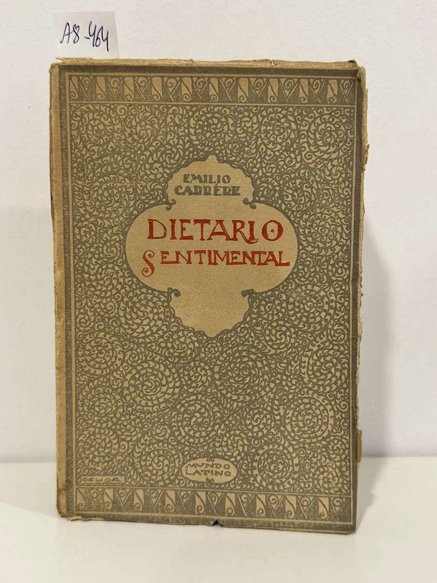 Dietario sentimental.