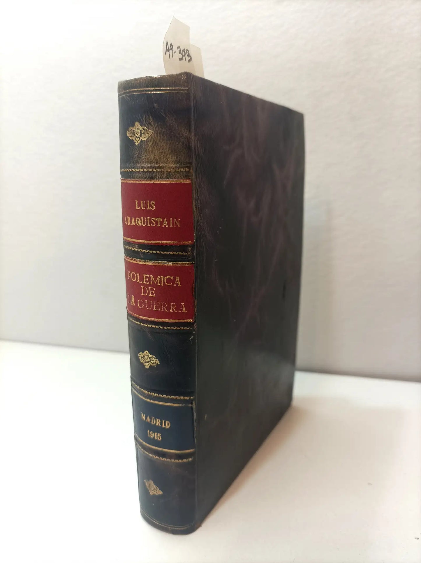 Polémica de la guerra 1914-1915.