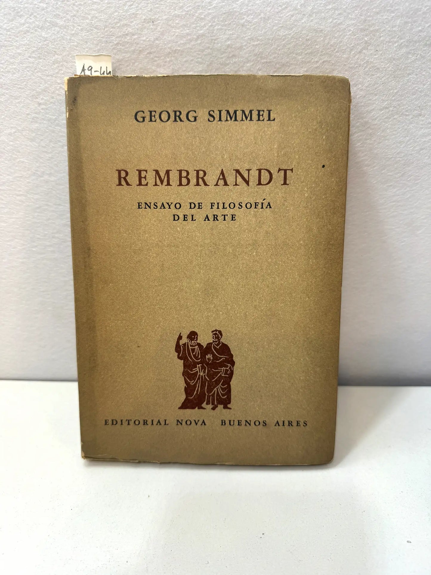Rembrandt. Ensayo de filosofía del arte.