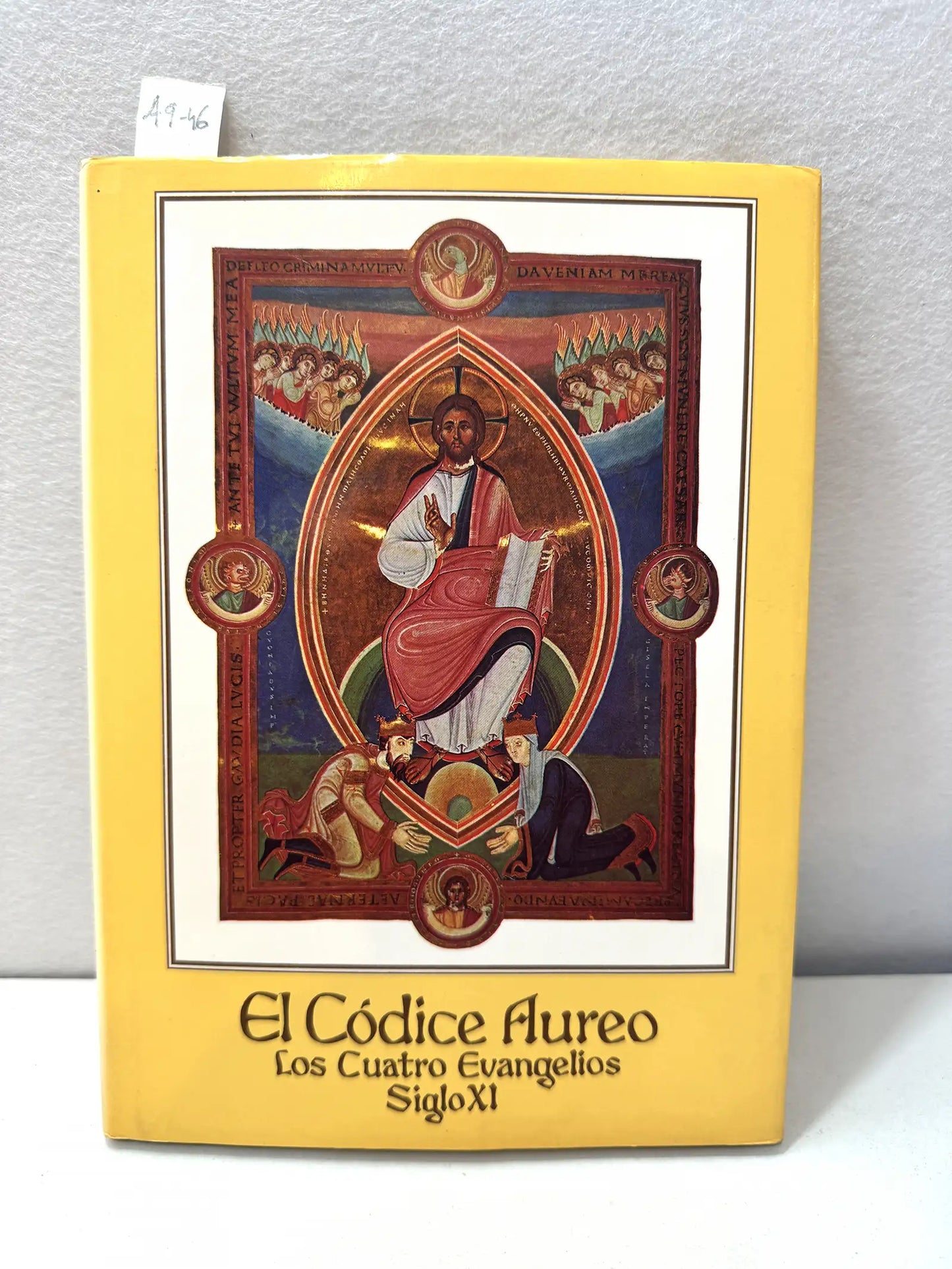 El Códice Áureo. Los Cuatro Evangelios, siglo XI.