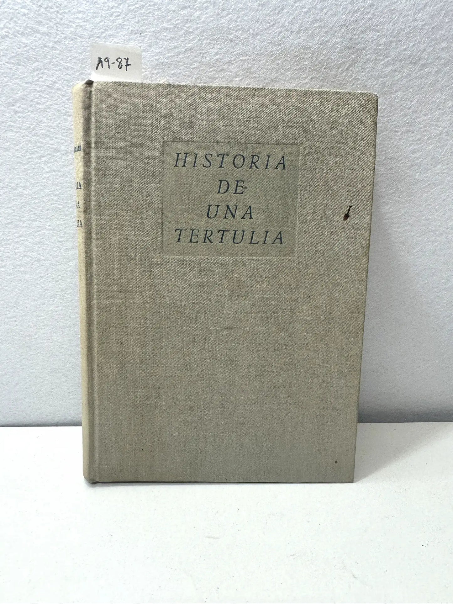 Historia de una tertulia.