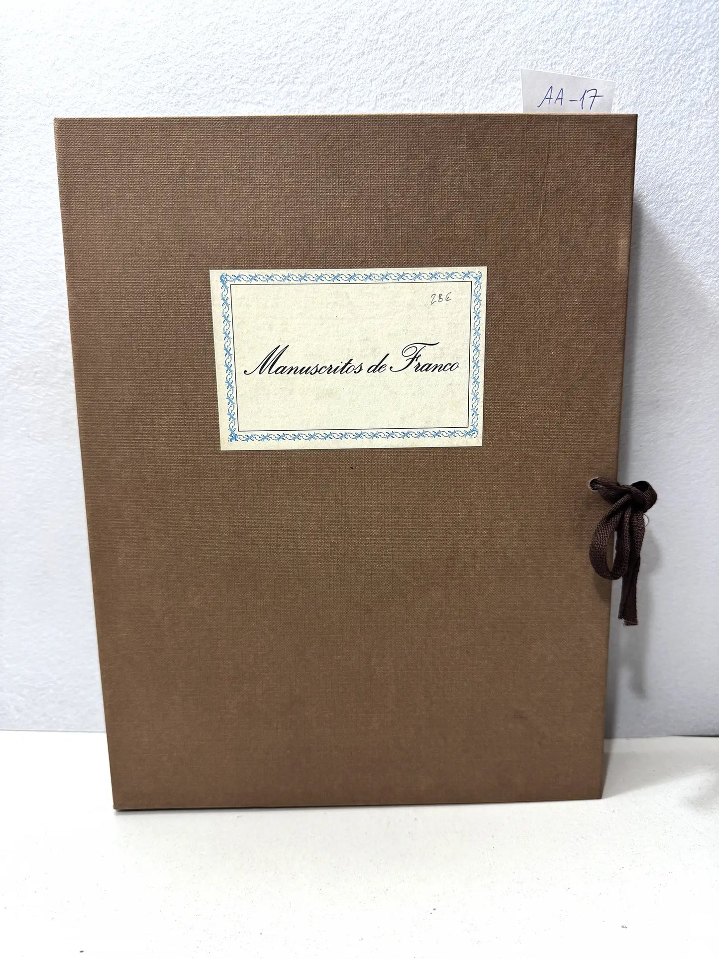 Manuscritos de Franco.