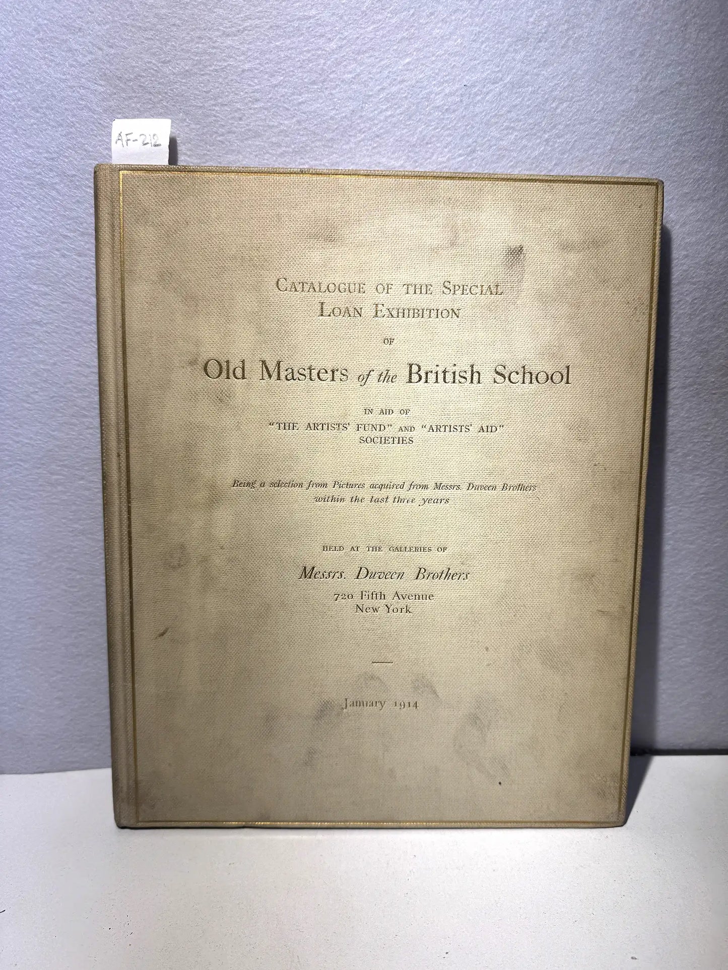 Old Masters of the British School.(Catálogo de Exposición).