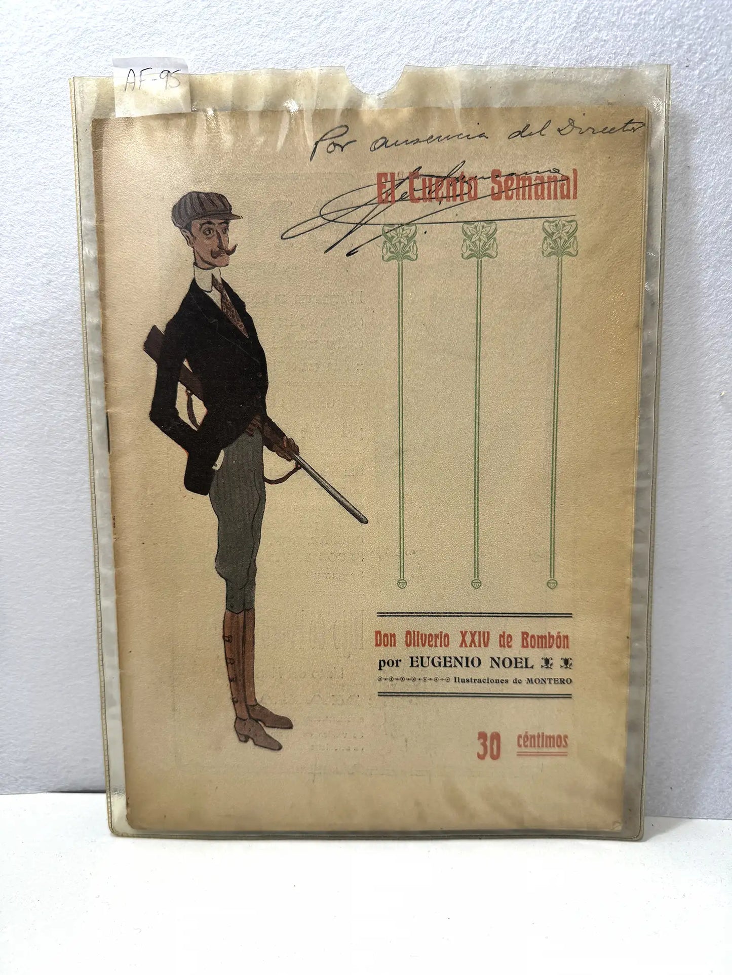 Don Oliverio XXIV de bombón.