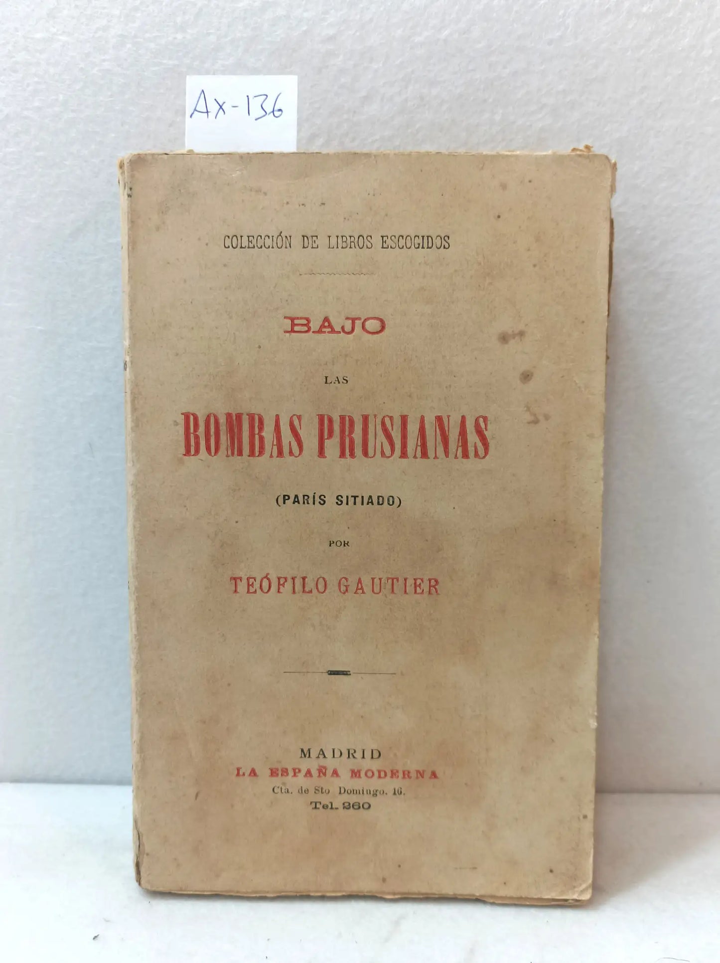 Bajo las bombas prusianas (París sitiado).