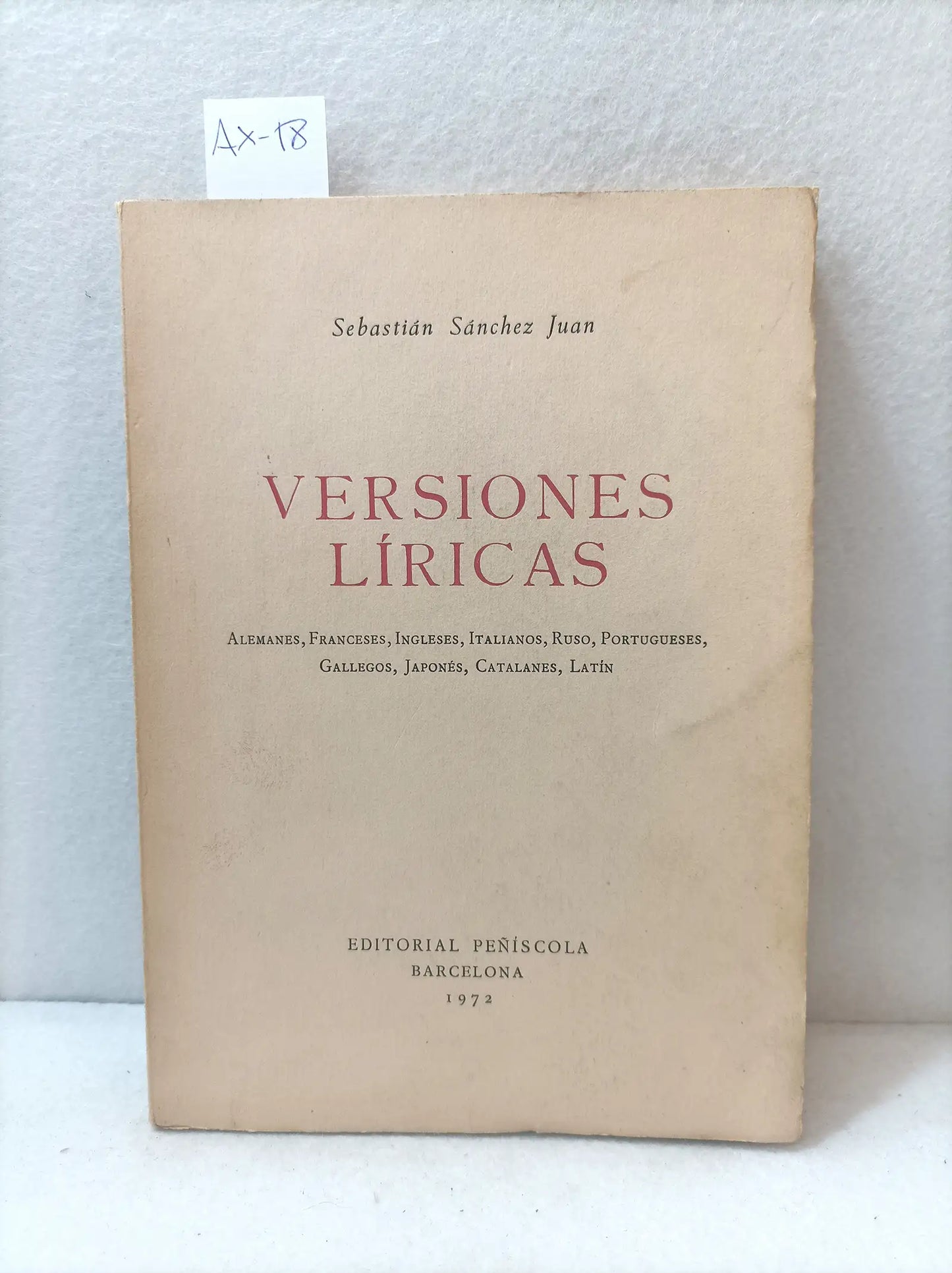 Versiones líricas.