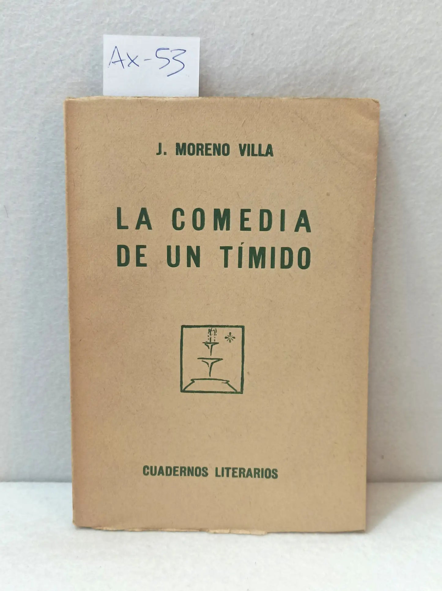 La comedia de un tímido.